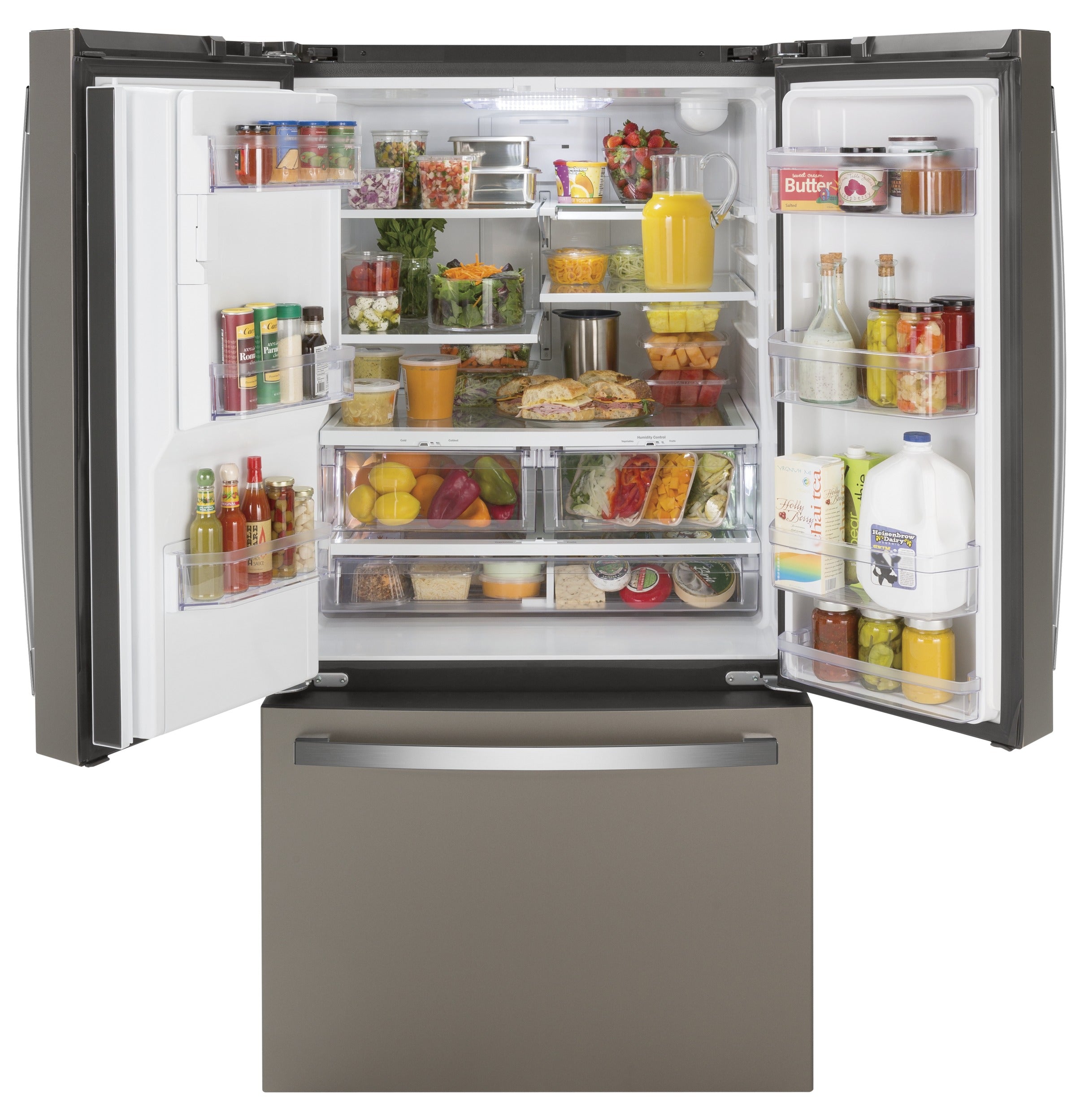 GE ENERGY STAR® 25.7 Cu. Ft. French-Door Refrigerator | GFE26JMMES