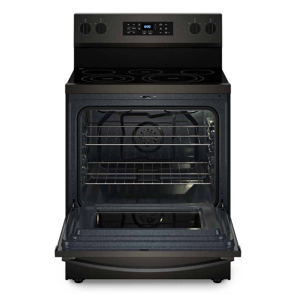 Whirlpool Electric Range with Air Cooking Technology, No Preheat Air Fry and Air Baking and Self Clean | WFES5030RV