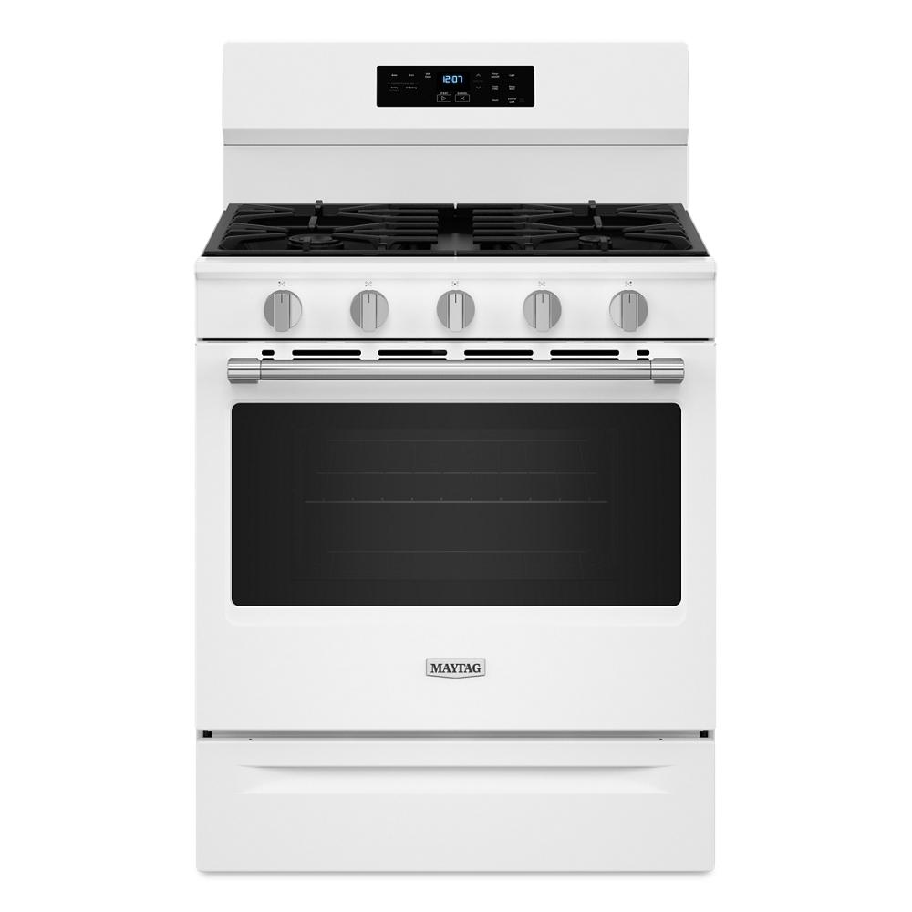 Maytag Gas Range With No Preheat Air Fry and Air Baking - 5.0 cu. ft. | MFGS6030RW