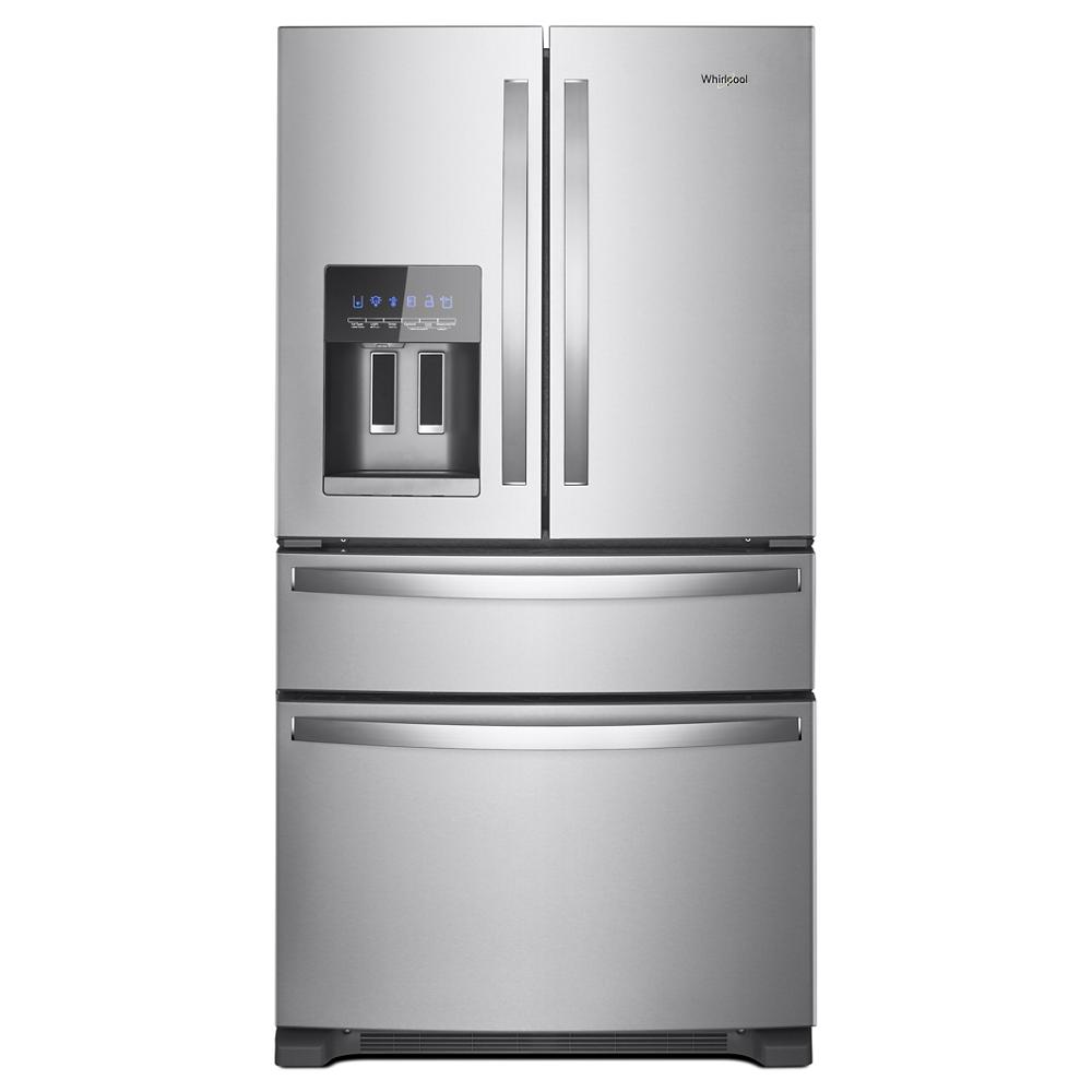 Whirlpool 36-Inch Wide French Door Bottom Mount Refrigerator | WRMF3636RZ | 25 cbft