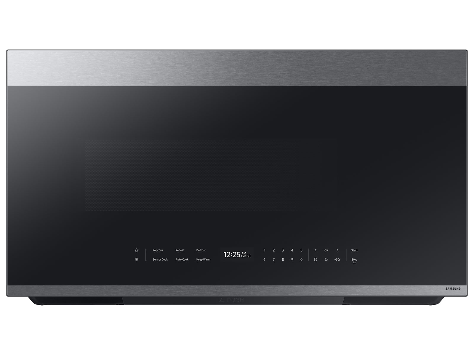 Samsung Bespoke 2.1 cu. ft. Over-the-Range Microwave with Auto Dimming Glass Touch Controls | ME21DG6700SR