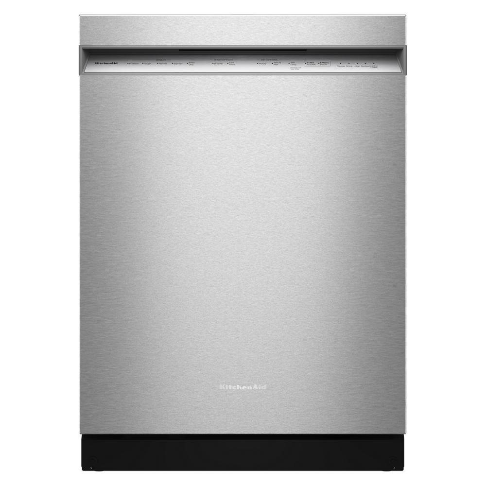 KitchenAid Third Level Utensil Rack Dishwasher with 30+ Total Wash Jets in PrintShield Finish 47 dBA | KDFS224SPS