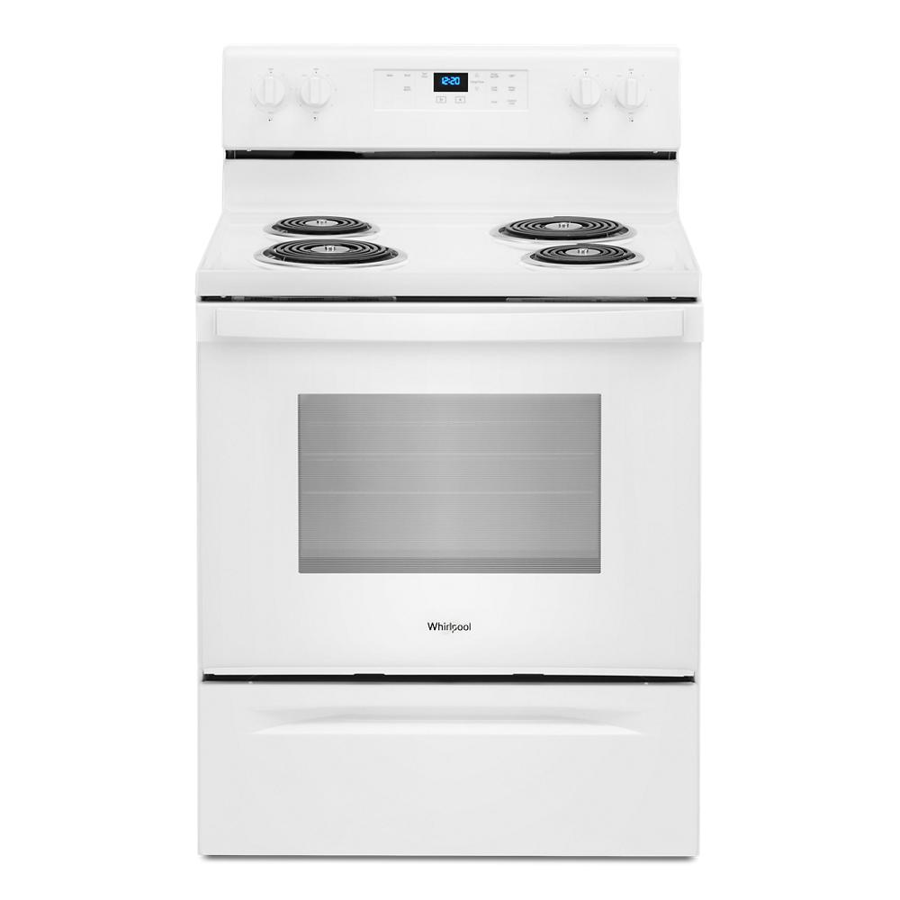 Whirlpool 4.8 cu. ft. Electric Range with Keep Warm setting | WFC315S0JW