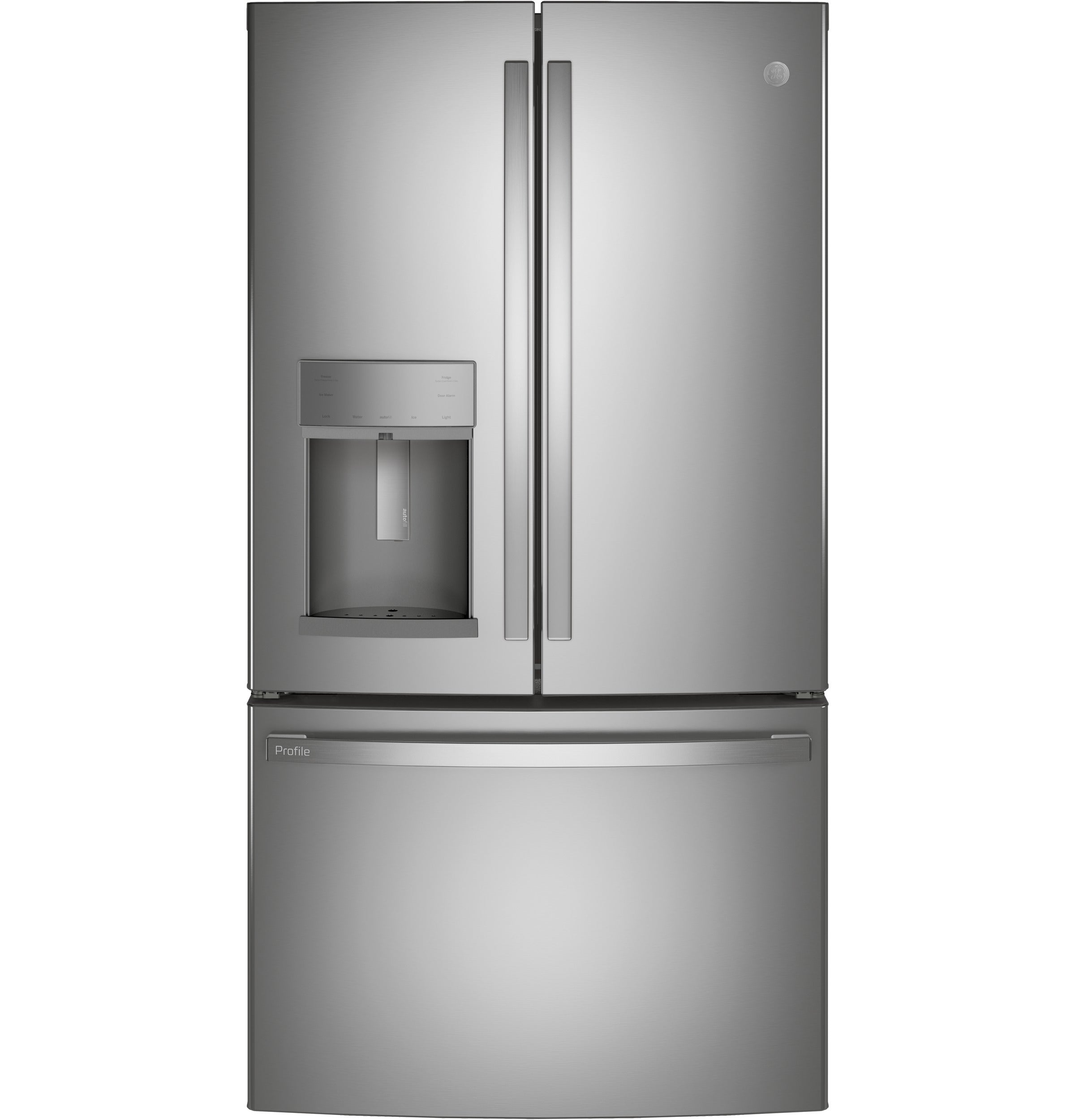 GE Profile Series ENERGY STAR® 27.7 Cu. Ft. French-Door Refrigerator | PFE28KYNFS