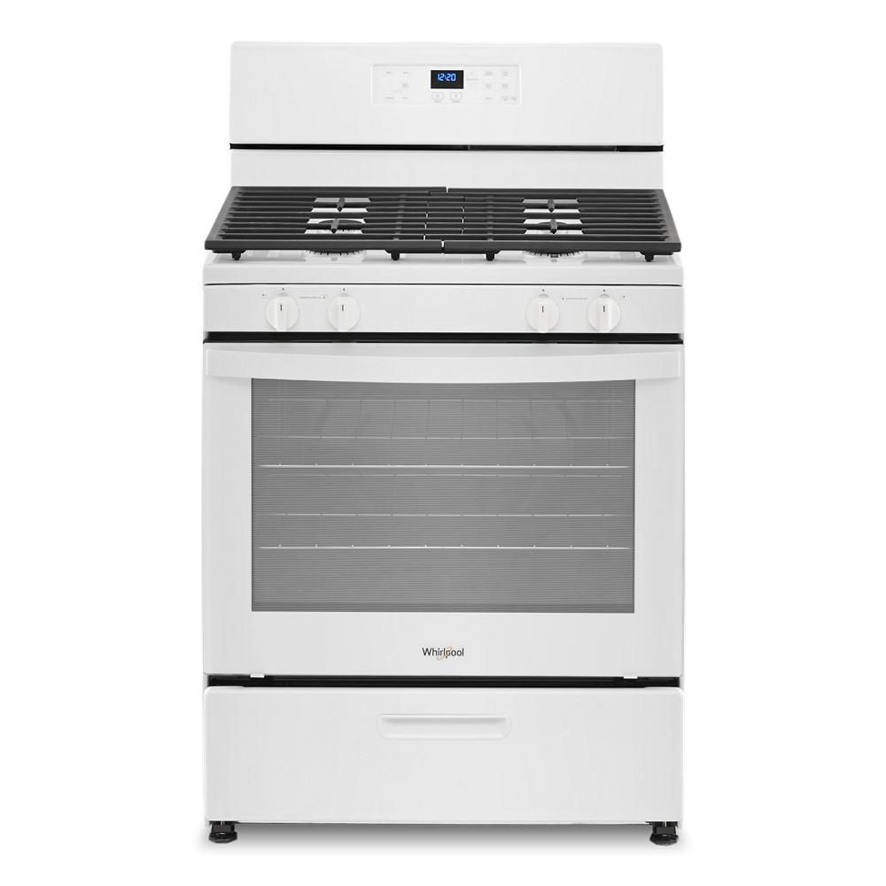 Whirlpool 5.1 Cu. Ft. Freestanding Gas Range with Broiler Drawer | WFG320M0MW