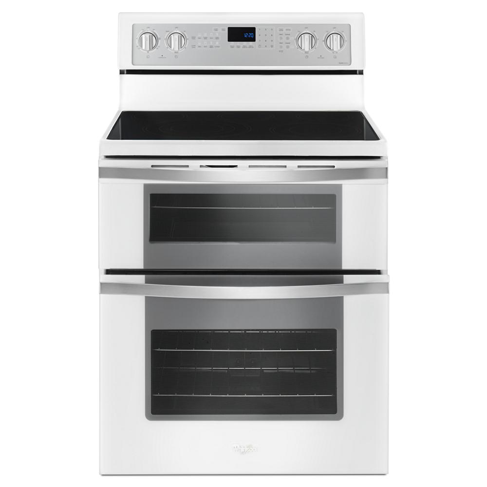 Whirlpool 6.7 Cu. Ft. Electric Double Oven Range with True Convection | WGE745C0FH