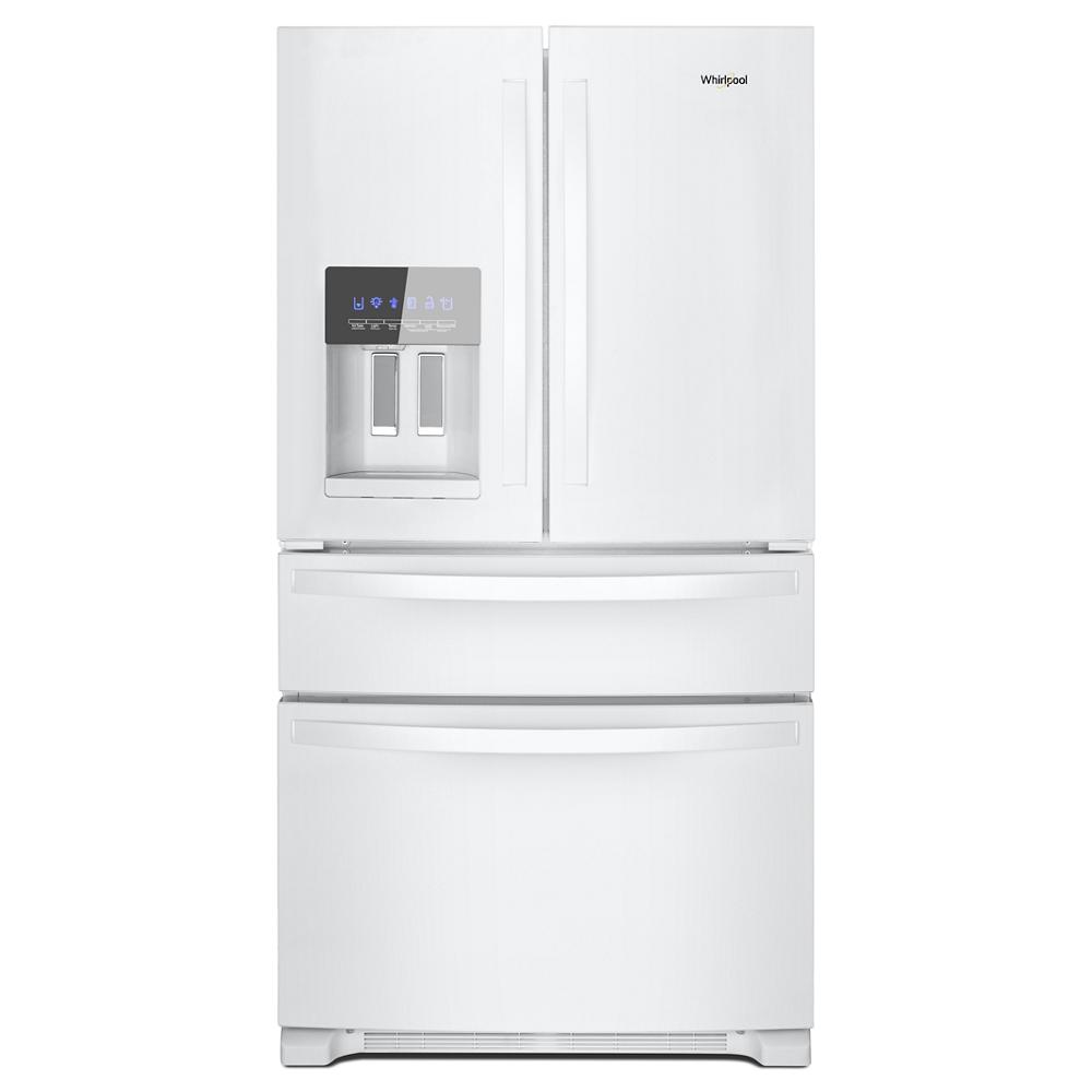 Whirlpool 36-Inch Wide French Door Bottom Mount Refrigerator | WRMF3636RW | 25 cbft