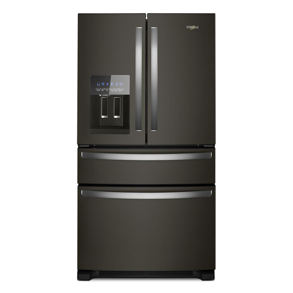 Whirlpool 36-Inch Wide French Door Bottom Mount Refrigerator | WRMF3636RV | 25 cbft