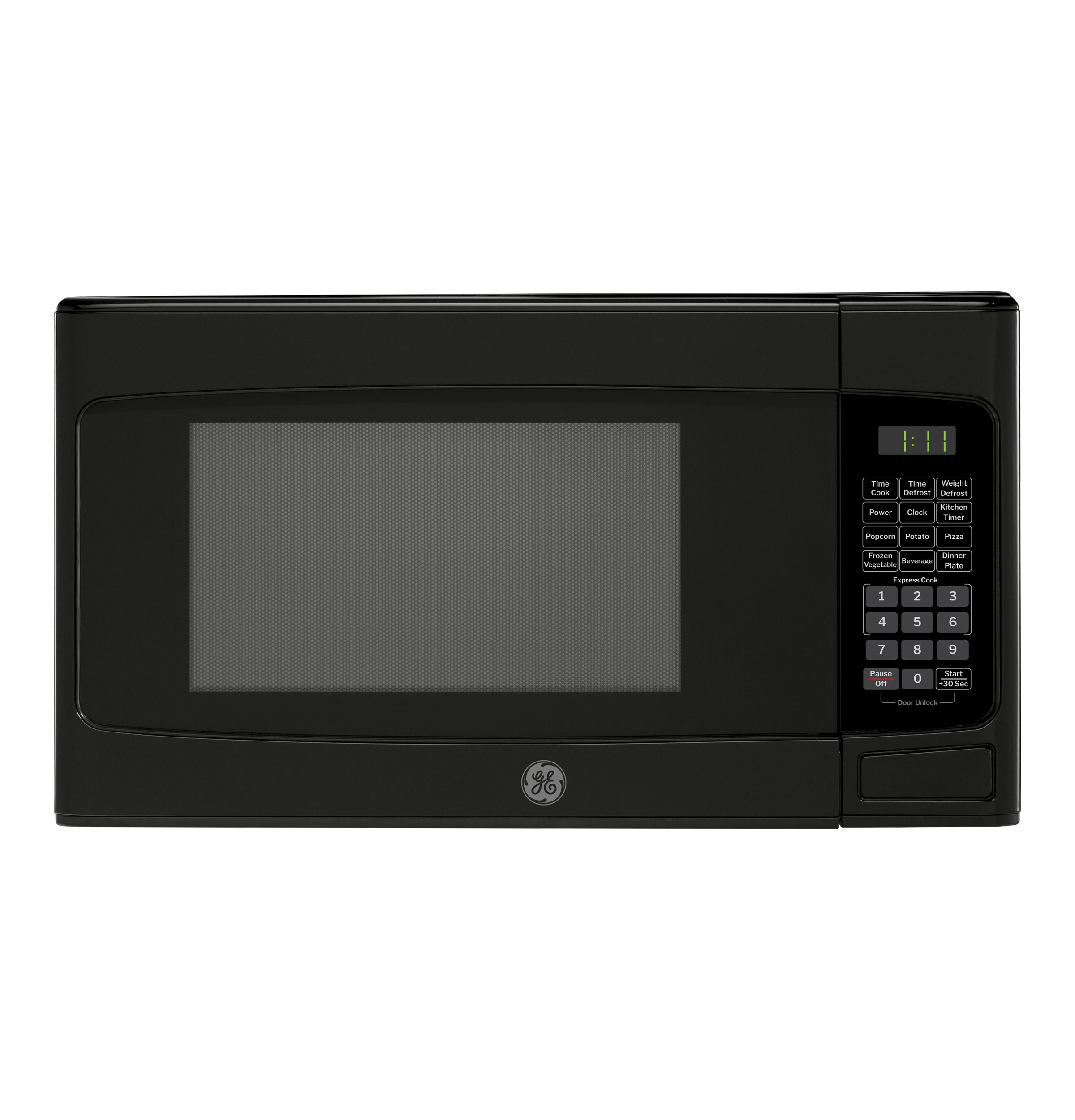 GE 1.1 Cu. Ft. Capacity Countertop Microwave Oven | GCST11N1WBB