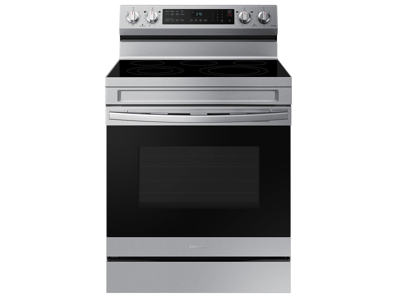 Samsung 6.3 cu. ft. Smart Freestanding Electric Range with No-Preheat Air Fry & Convection | NE63A6511SS