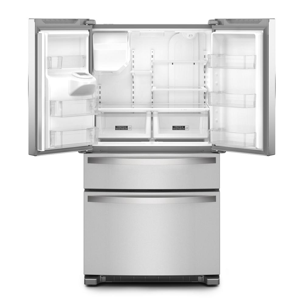 Whirlpool 36-Inch Wide French Door Bottom Mount Refrigerator | WRMF3636RZ | 25 cbft