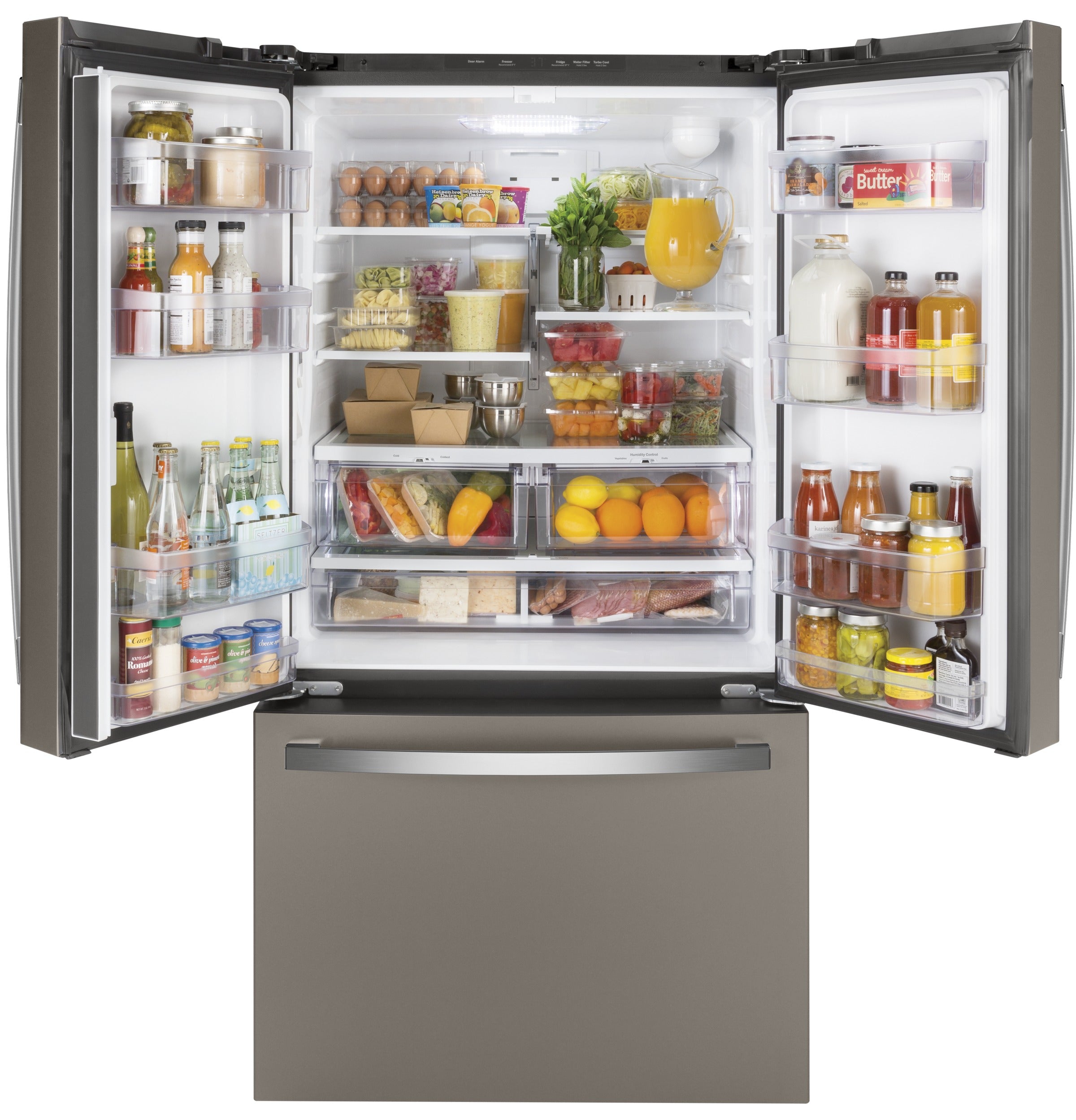 GE ENERGY STAR® 27.0 Cu. Ft. French-Door Refrigerator | GNE27JMMES