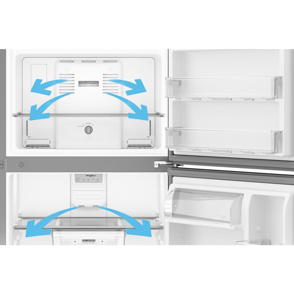 Whirlpool Top Mount Refrigerator | WRTX3119SZ | 19.3 cbft