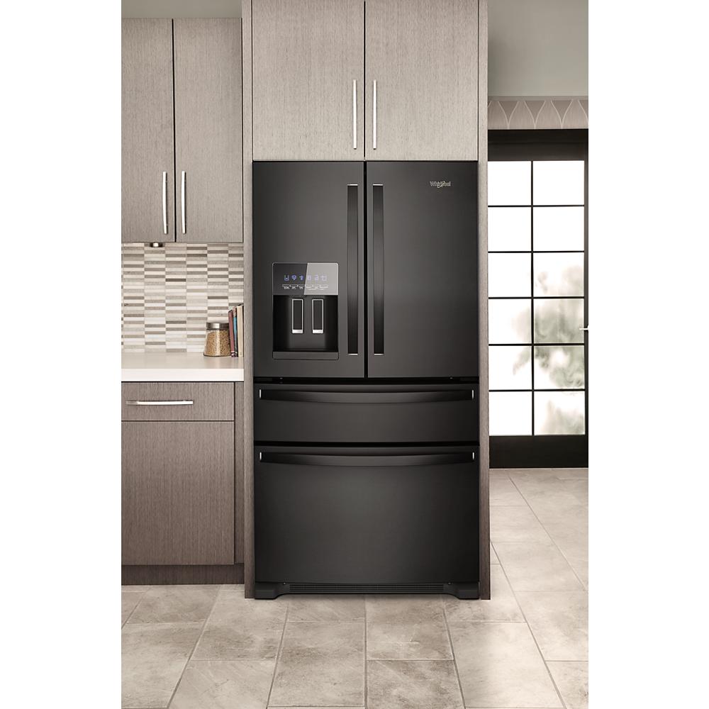 Whirlpool 36-Inch Wide French Door Bottom Mount Refrigerator | WRMF3636RB | 25 cbft