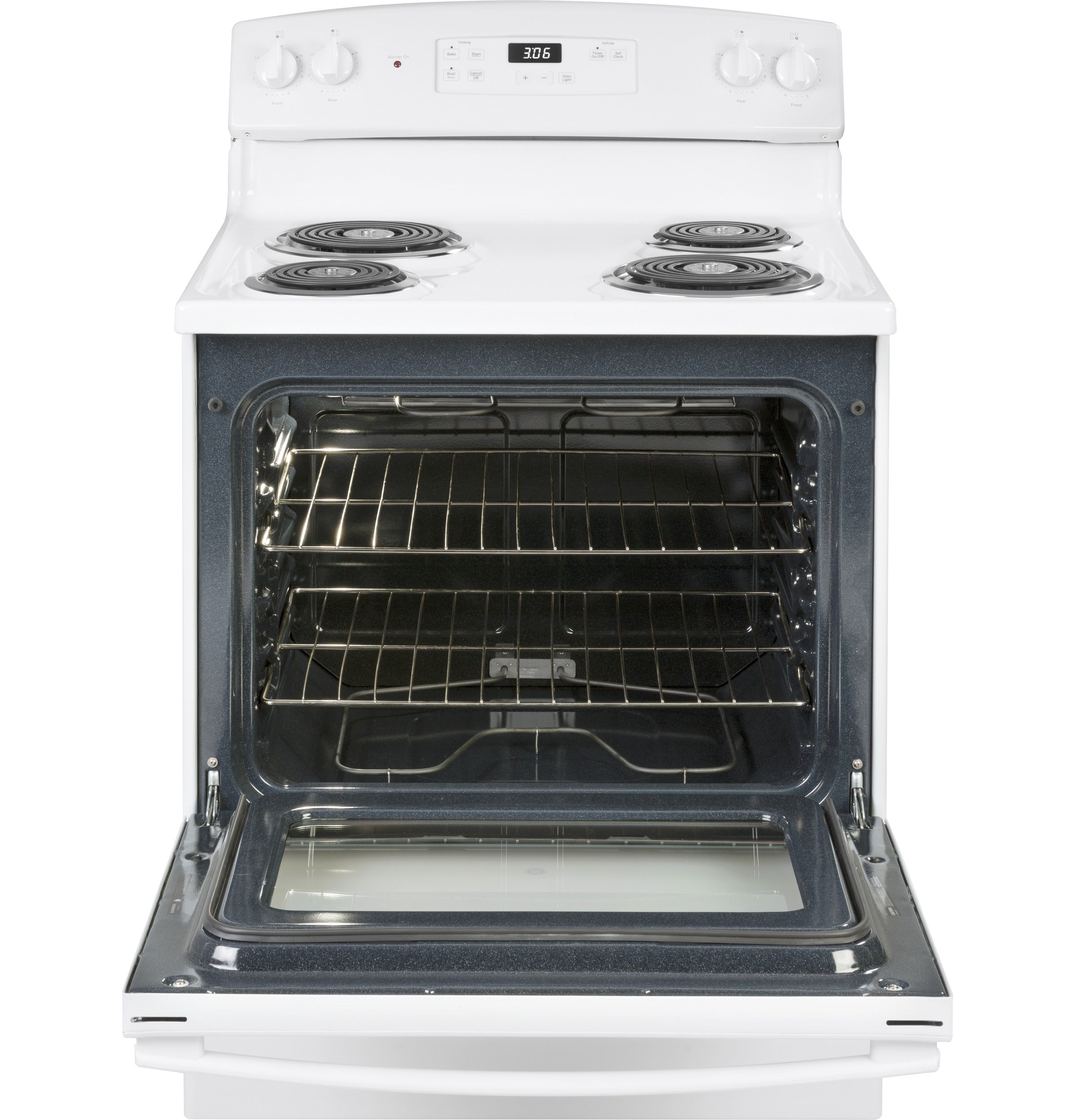 GE 30" Free-Standing Electric Range with Board | JBS360DMWW