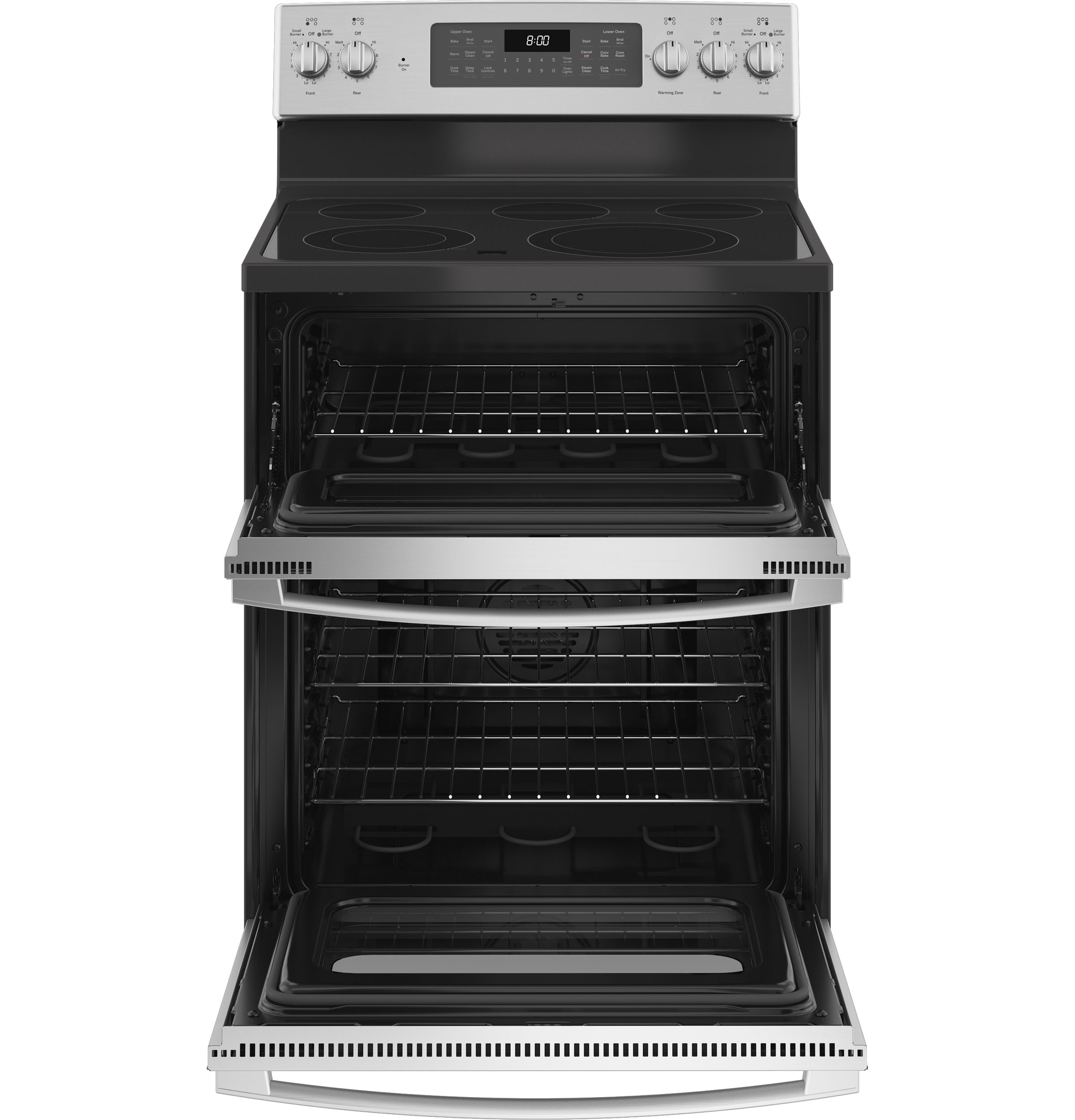 GE 30" Free-Standing Electric Double Oven Convection Range | JBS86SPSS