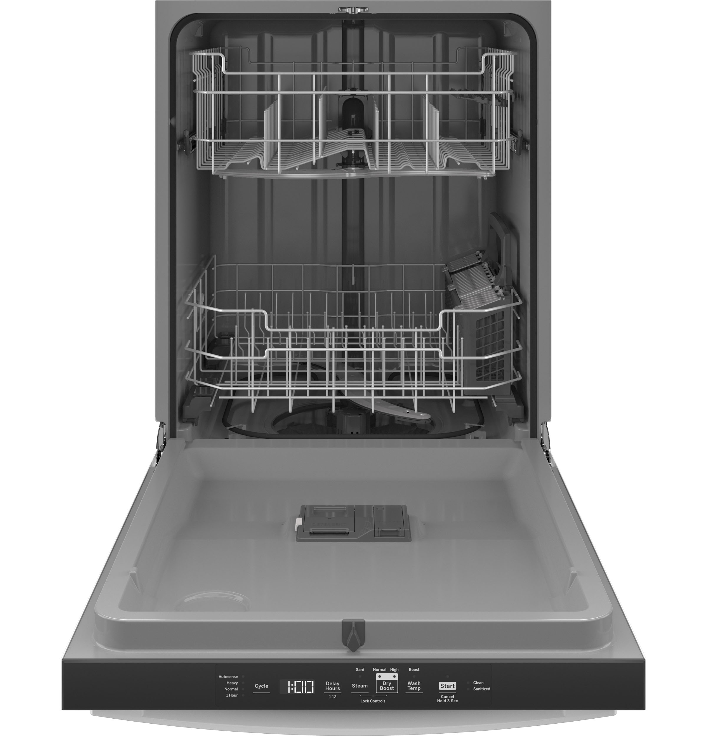 GE Top Control with Plastic Interior Dishwasher with Sanitize Cycle & Dry Boost | GDT550PYRFS