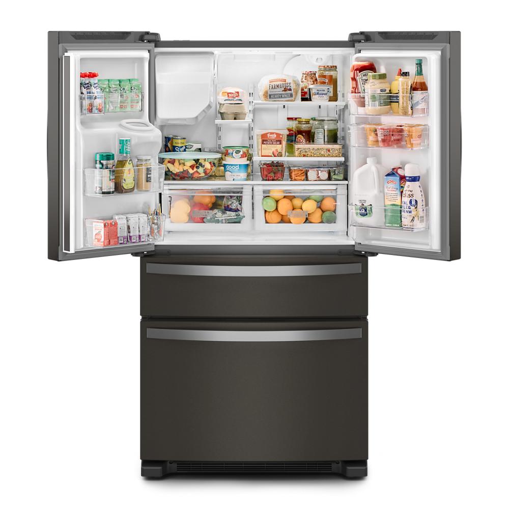 Whirlpool 36-Inch Wide French Door Bottom Mount Refrigerator | WRMF3636RV | 25 cbft