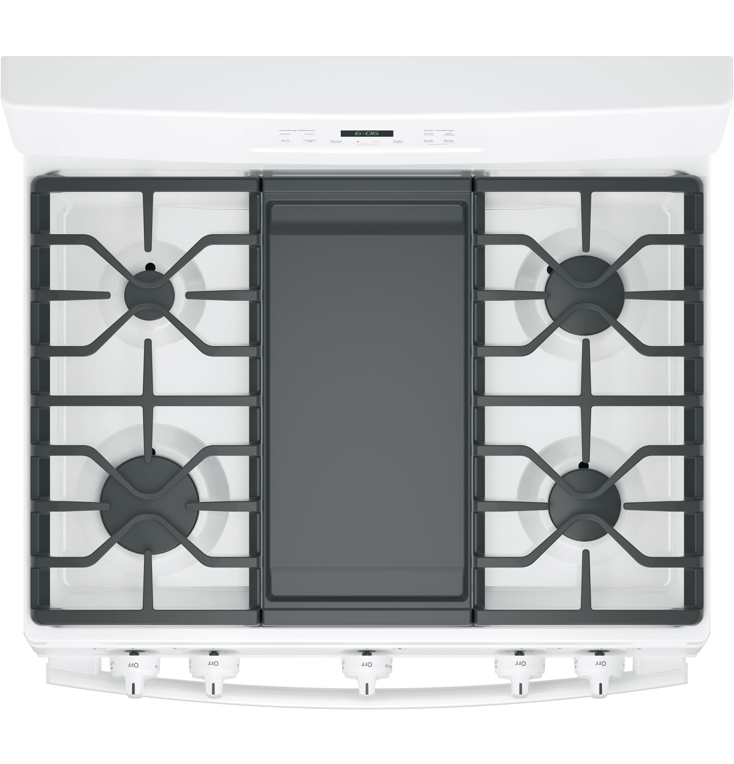 GE Free-Standing Front Control Gas Range | JGBS66DEKWW