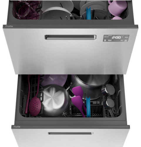 GE Profile Dishwasher Double Drawer | PDD415PYYFS