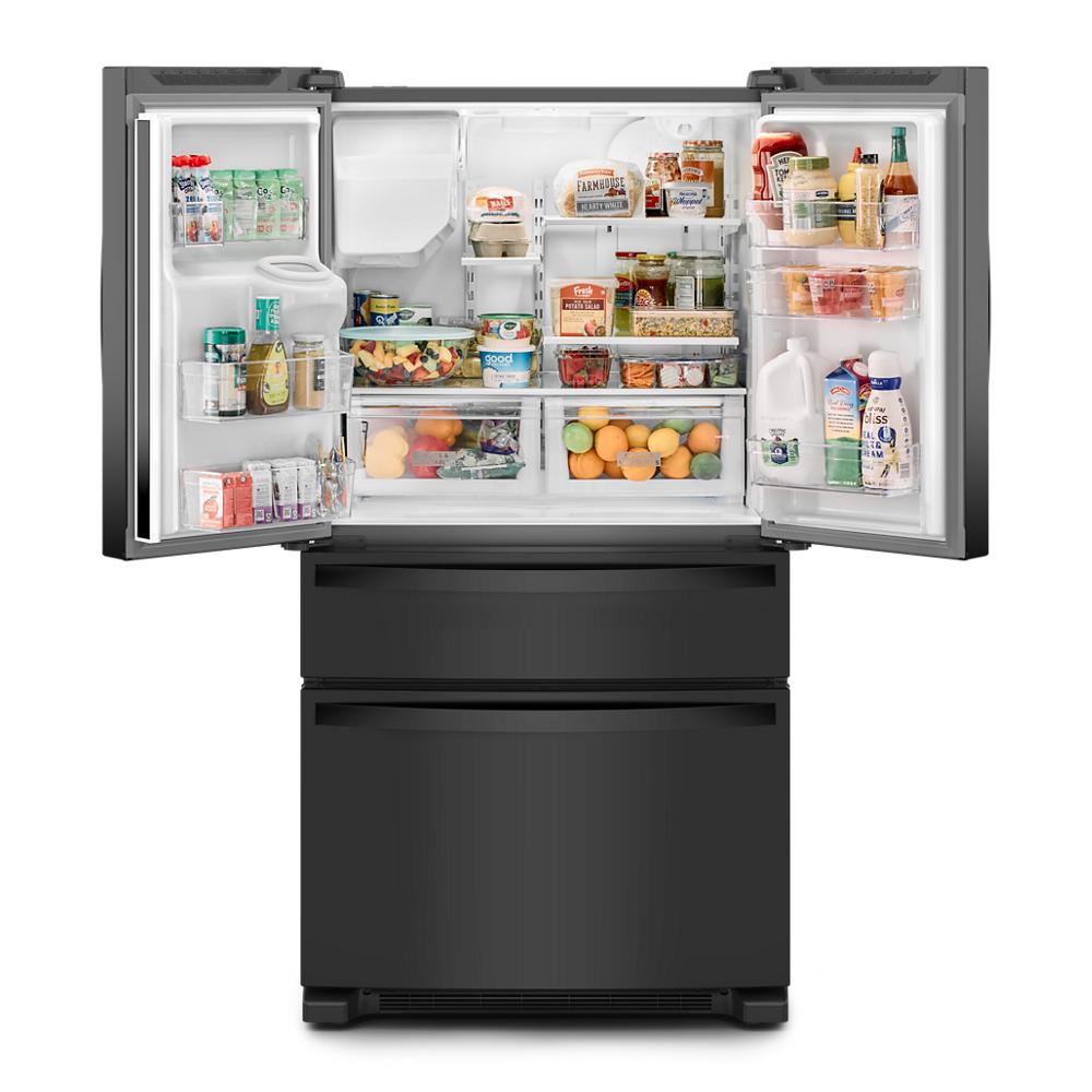 Whirlpool 36-Inch Wide French Door Bottom Mount Refrigerator | WRMF3636RB | 25 cbft