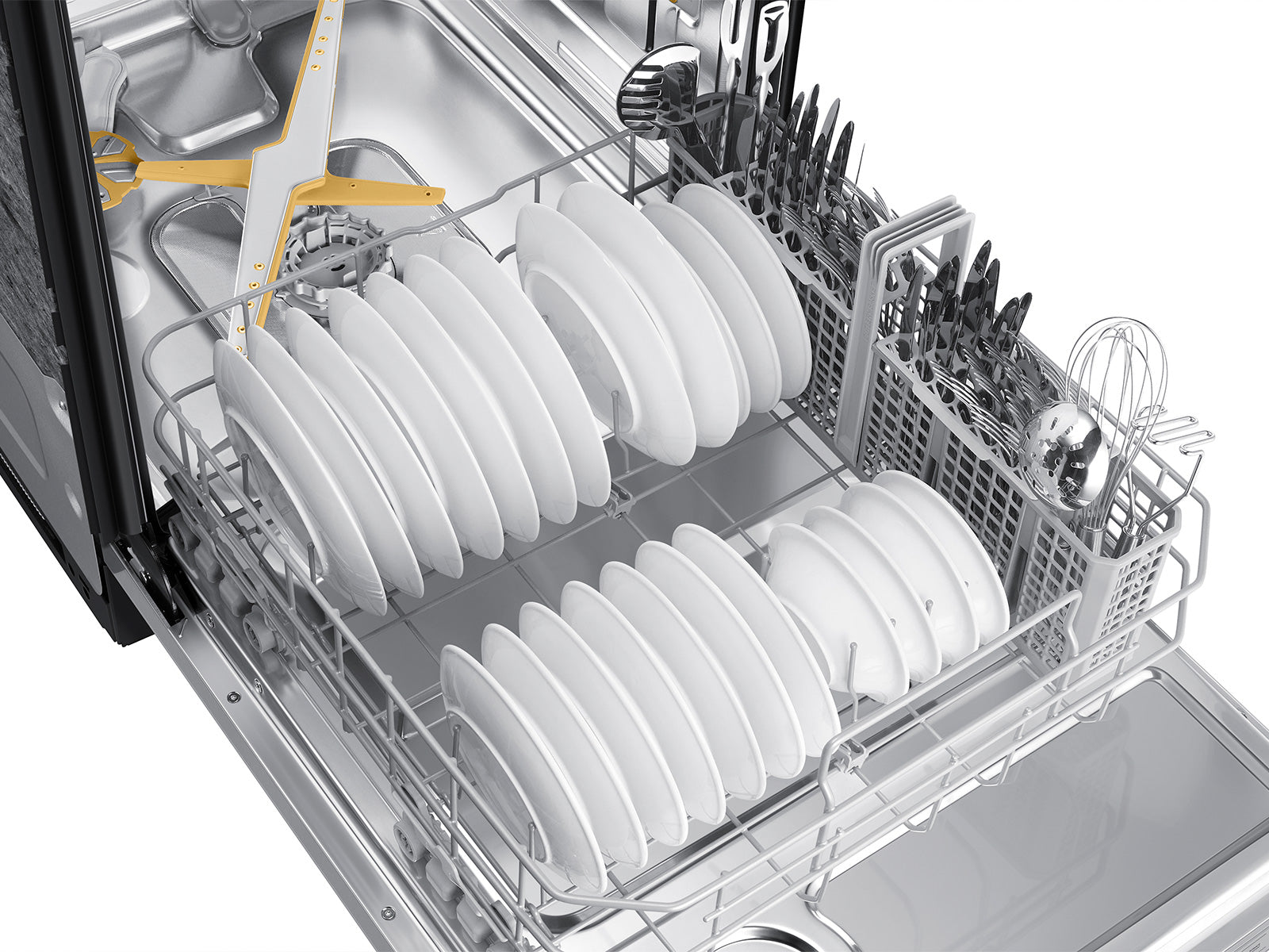Samsung AutoRelease Smart 42dBA Dishwasher with StormWash+ and Smart Dry | DW80B7070US