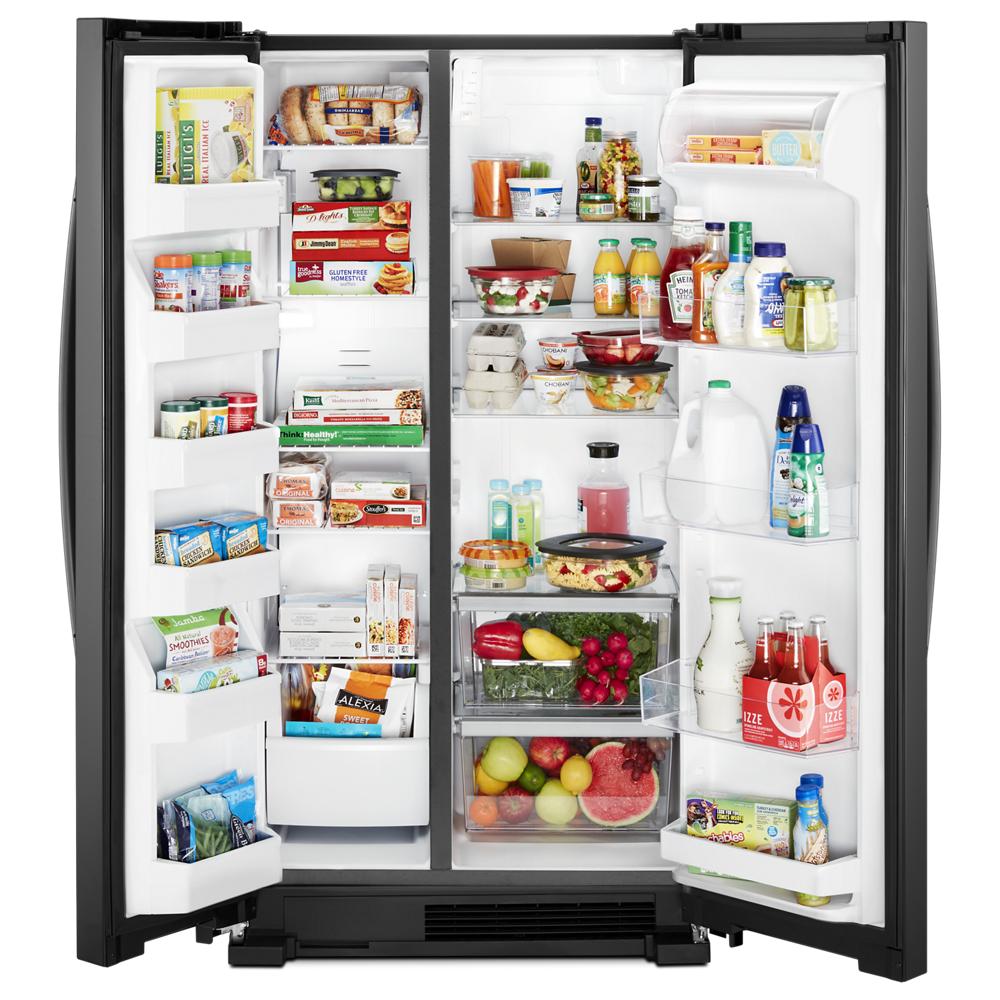 Whirlpool 36-inch Wide Side-by-Side Refrigerator | WRS315SNHB | 25 cbft