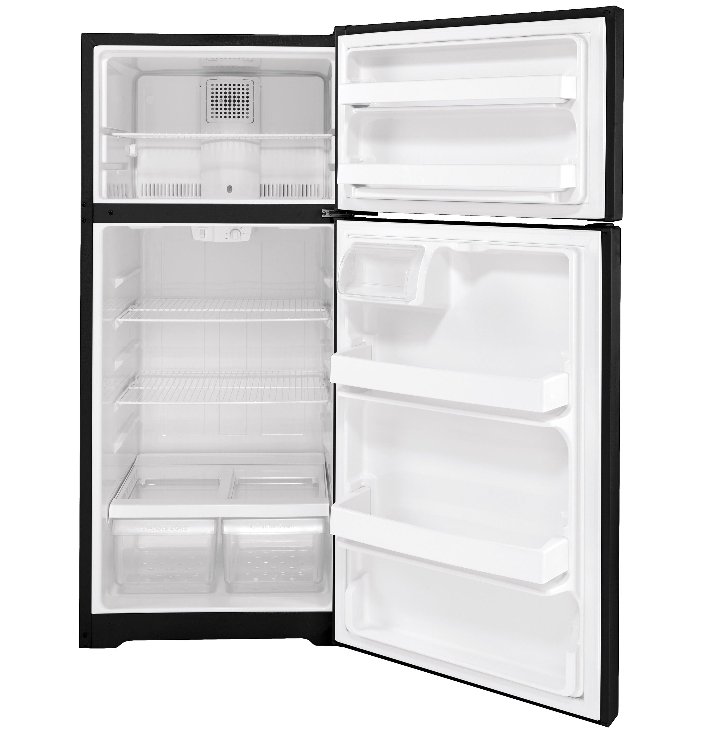 GE 16.6 Cu. Ft. Top-Freezer Refrigerator | GTS17DTNRBB