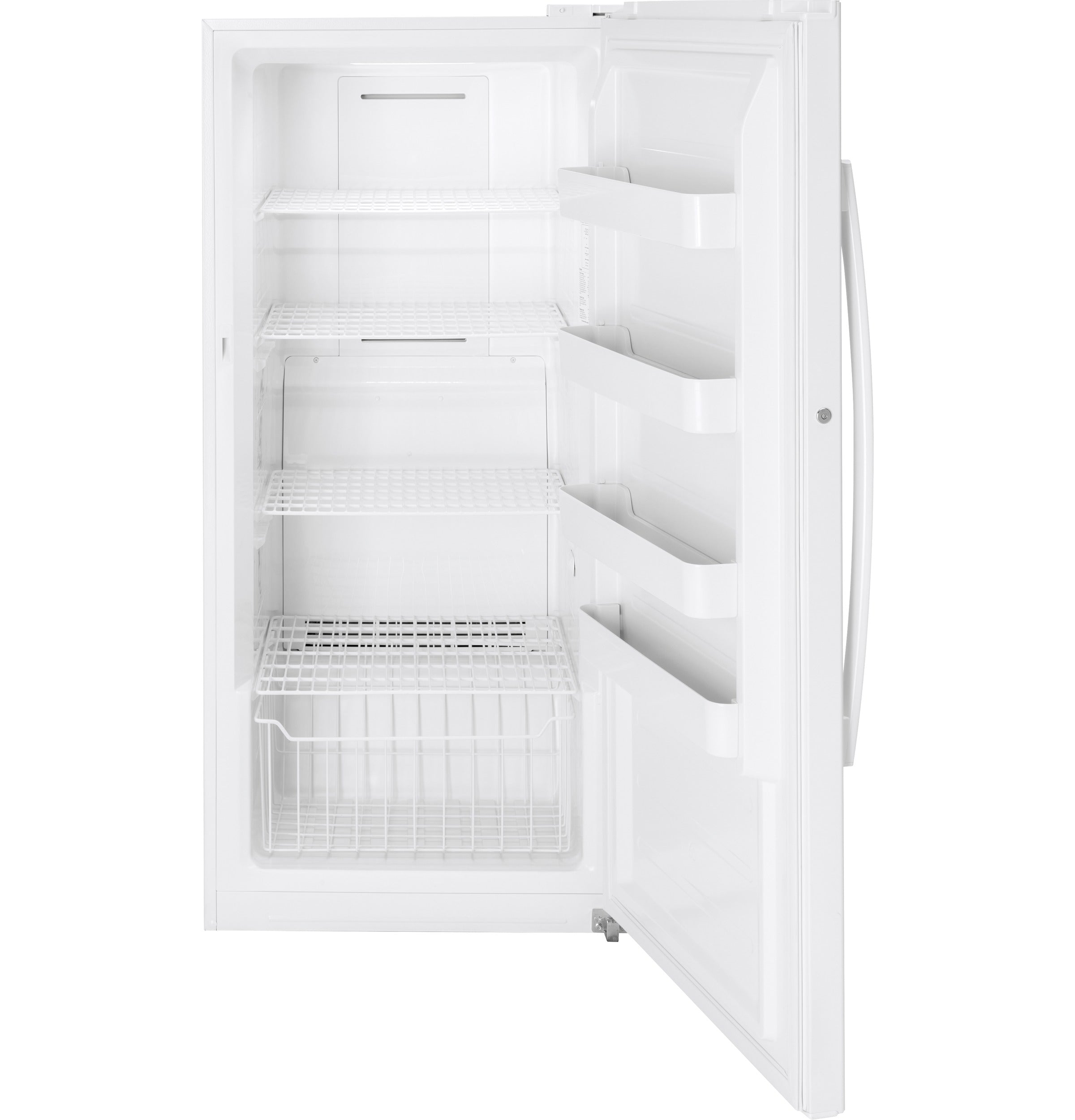 GE 14.1 Cu. Ft. Frost-Free Garage Ready Upright Freezer | FUF14SMRWW
