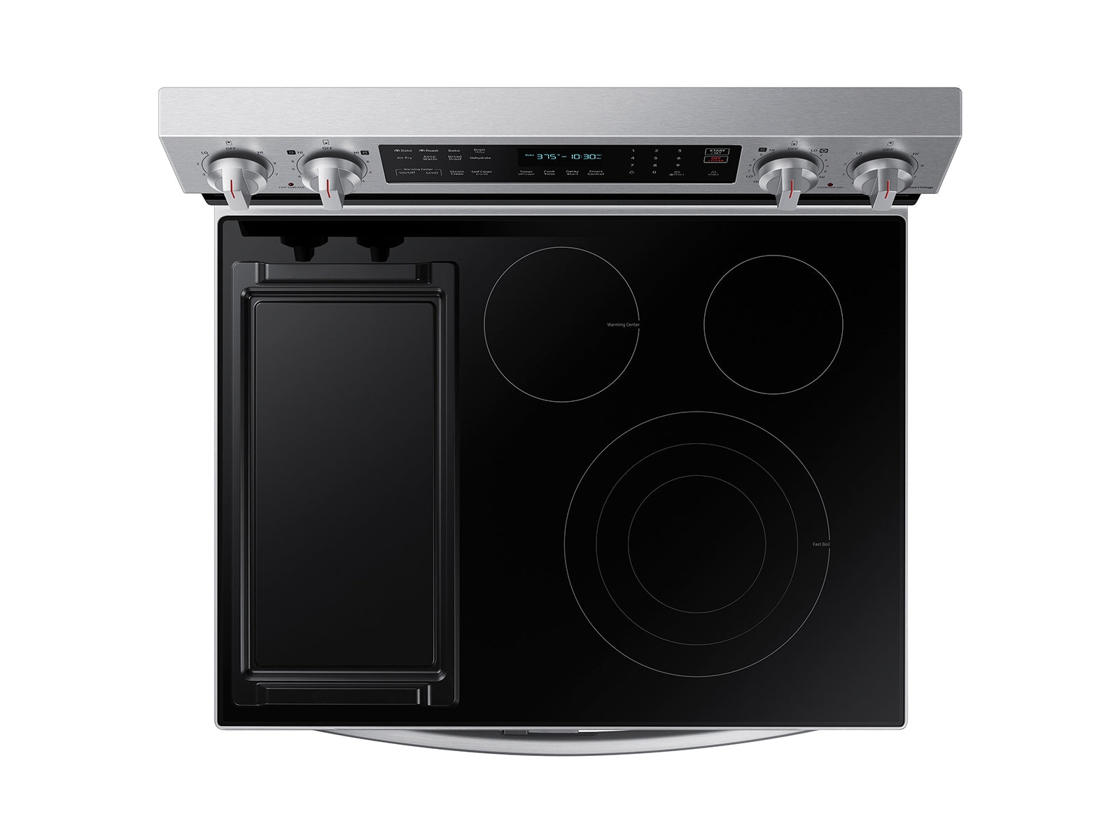 Samsung 6.3 cu. ft. Smart Freestanding Electric Range with Flex Duo™, No-Preheat Air Fry & Griddle | NE63A6751SS