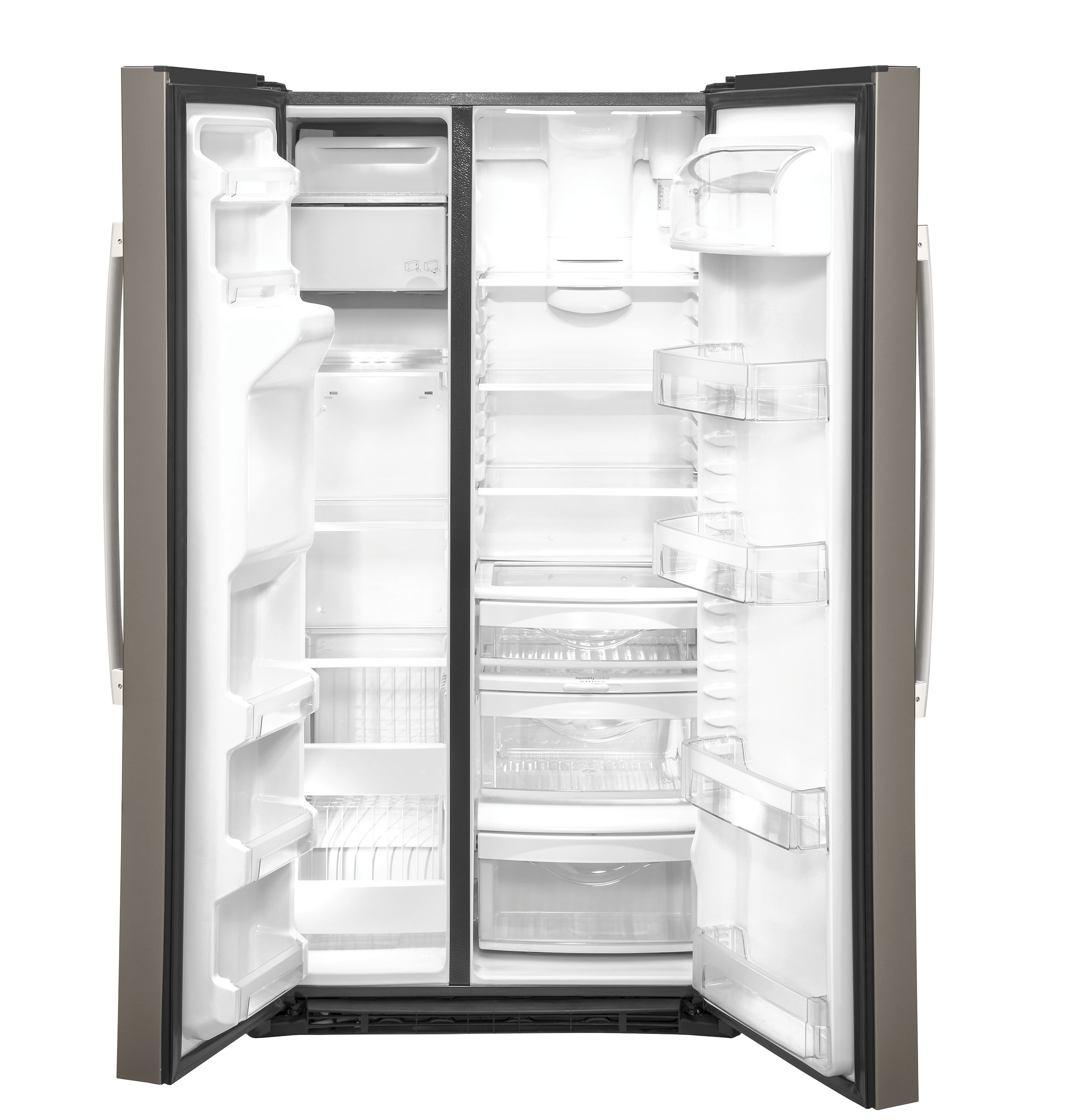 GE 21.8 Cu. Ft. Counter-Depth Side-By-Side Refrigerator | GZS22IMNES