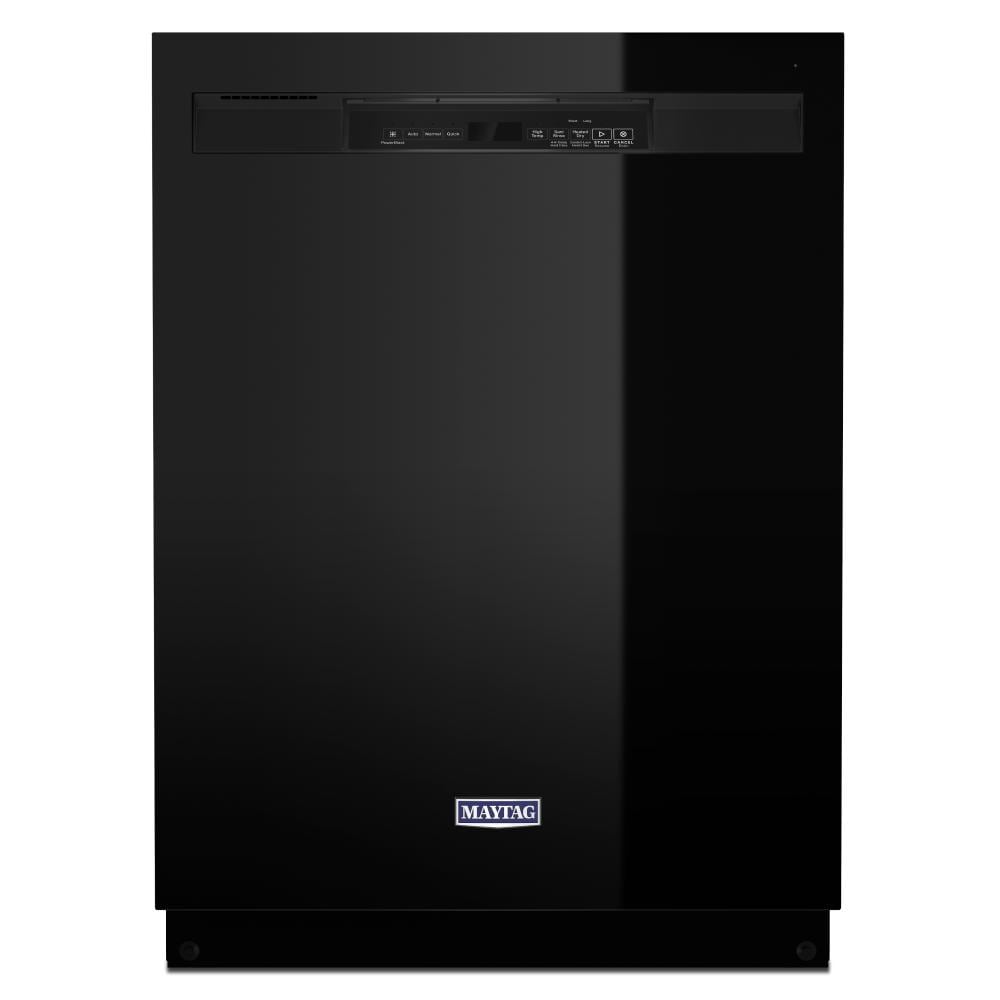 Maytag 24” Front Control Dishwasher with Dual Power Filtration and PowerBlast Cycle - 50 dBA | MDB4949SKB