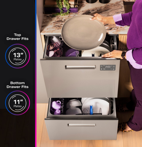 GE Profile Dishwasher Double Drawer | PDD415PYYFS