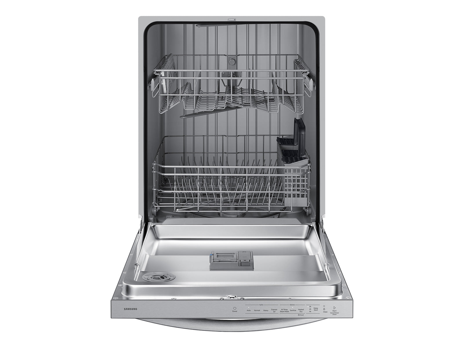 Samsung 53 dBA Dishwasher with Height-Adjustable Rack in Stainless Steel | DW80CG4021SR