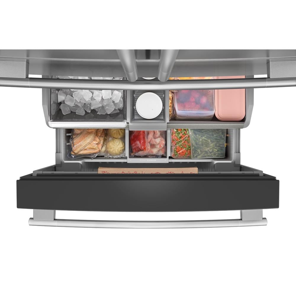 Kitchen Aid 30 cu. ft. French Door Refrigerator with Interior Water and Ice | KRMF336SPS