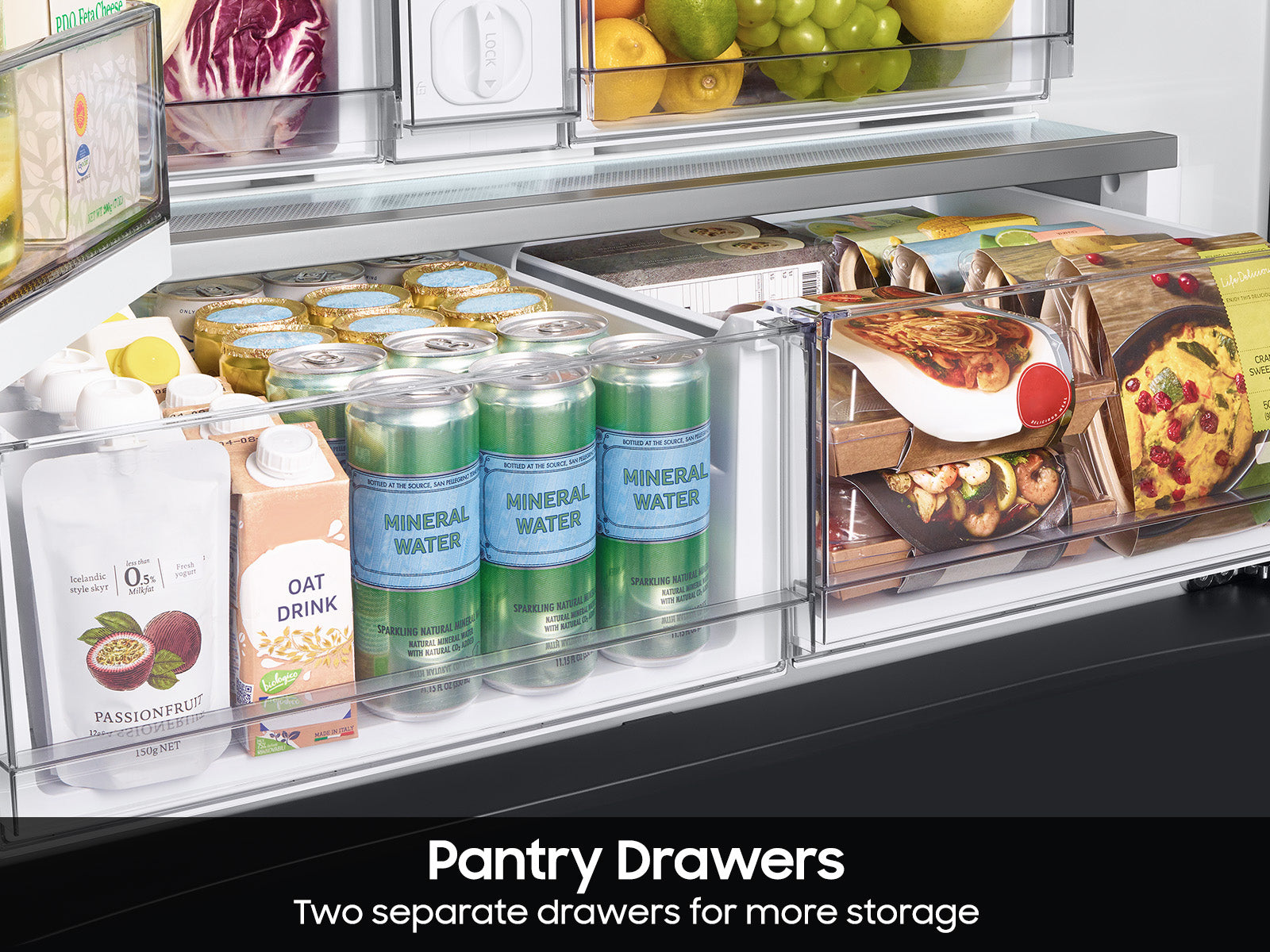 Samsung Bespoke 3-Door French Door Refrigerator (30 cu. ft.) with Beverage Center | RF30BB660012