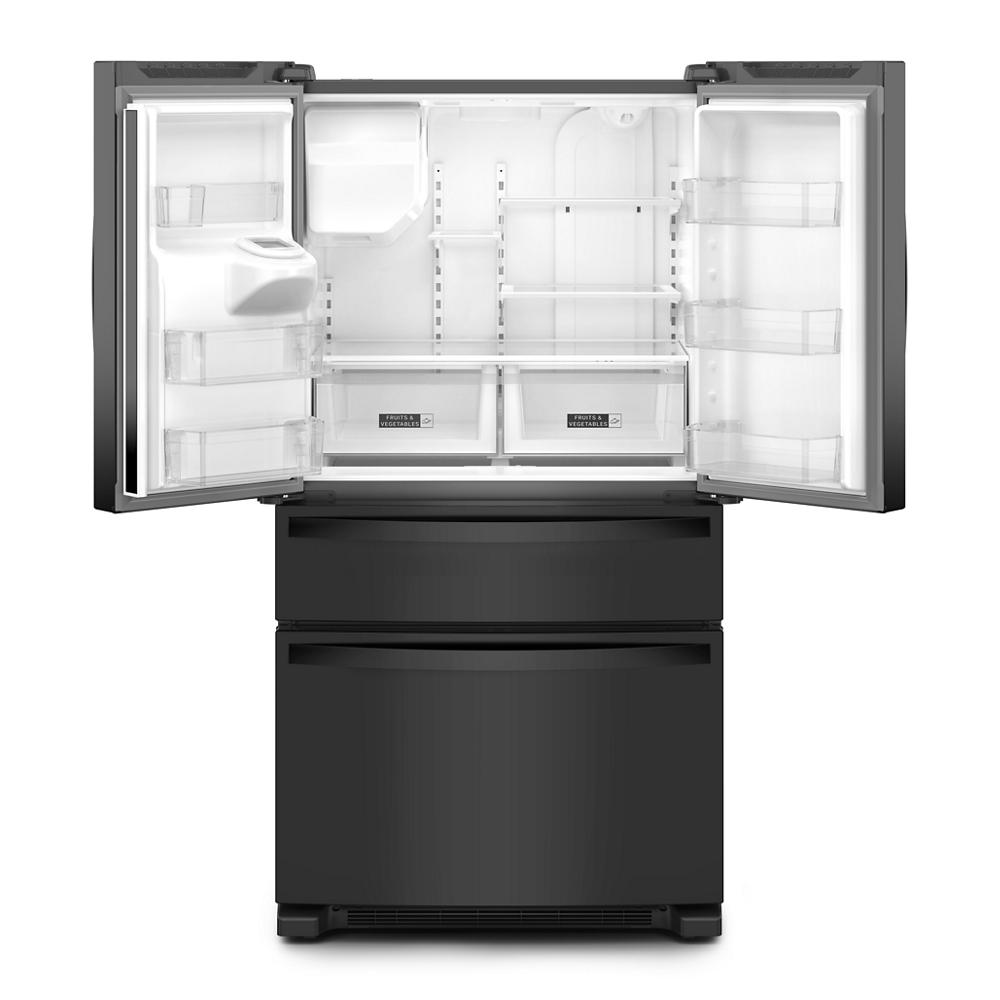 Whirlpool 36-Inch Wide French Door Bottom Mount Refrigerator | WRMF3636RB | 25 cbft