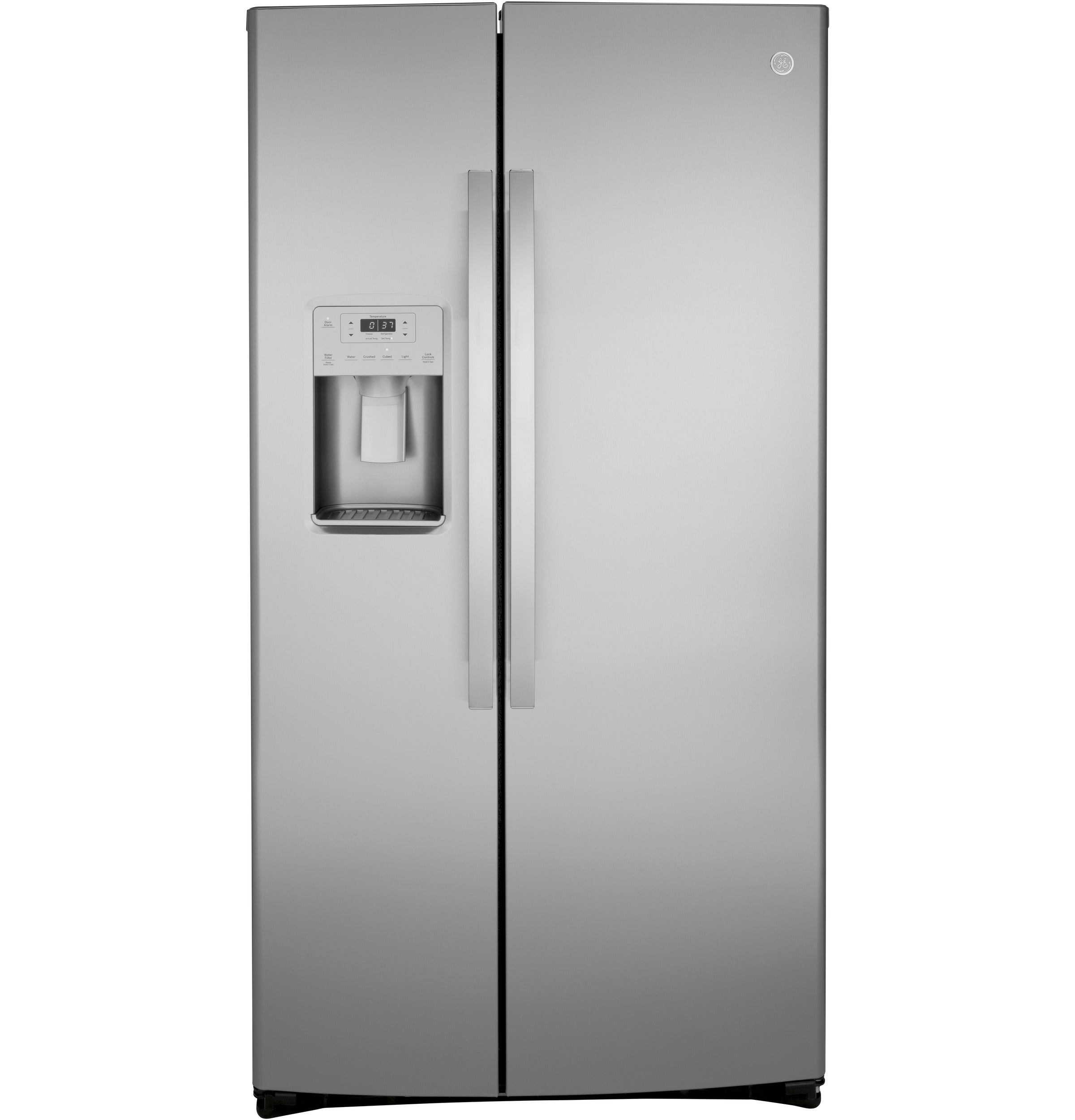 GE 21.8 Cu. Ft. Counter-Depth Side-By-Side Refrigerator | GZS22IYNFS