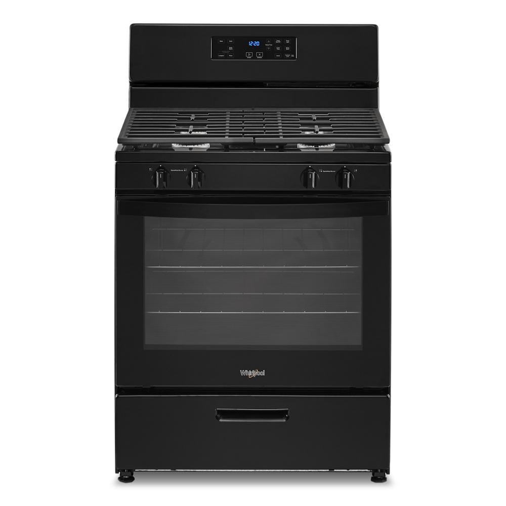 Whirlpool 5.1 Cu. Ft. Freestanding Gas Range with Broiler Drawer | WFG320M0MB