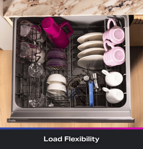 GE Profile Dishwasher Double Drawer | PDD415PYYFS