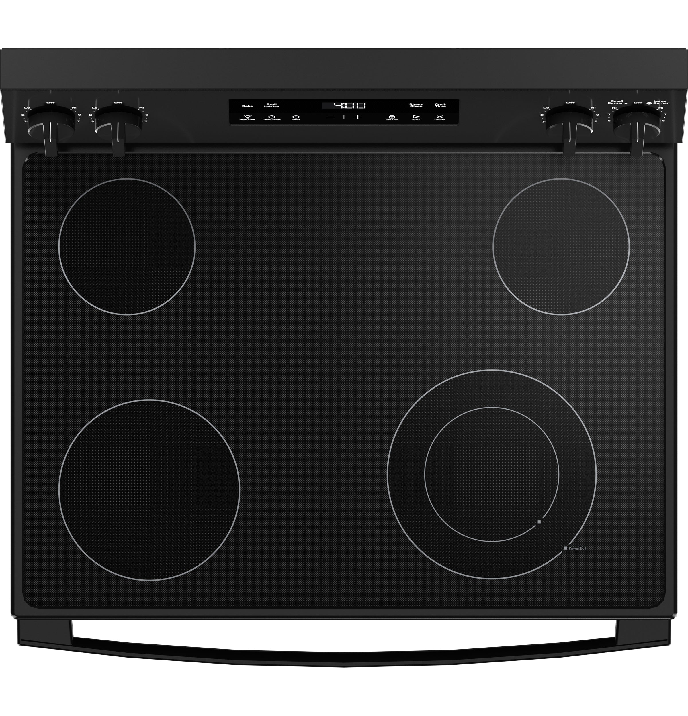 GE 30" Free-Standing Electric Range Glass Top | GRF400SVBB