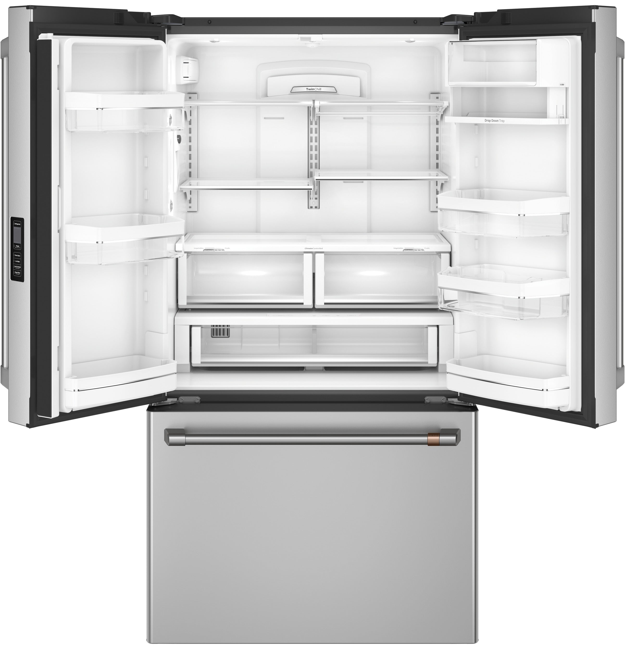 CAFÉ 23.1 Cu. Ft. Smart Counter-Depth French-Door Refrigerator | CWE23SP2MS1