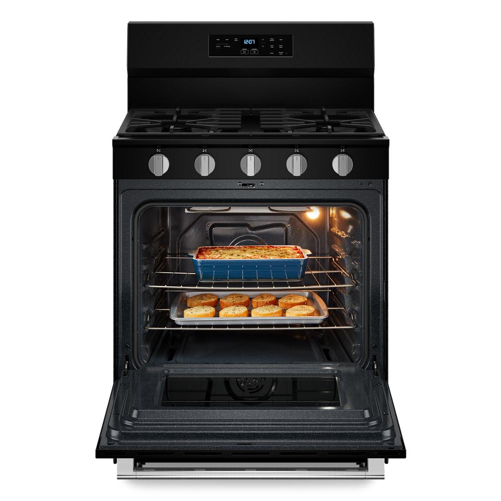 Maytag Gas Range With No Preheat Air Fry and Air Baking - 5.0 cu. ft. | MFGS6030RB