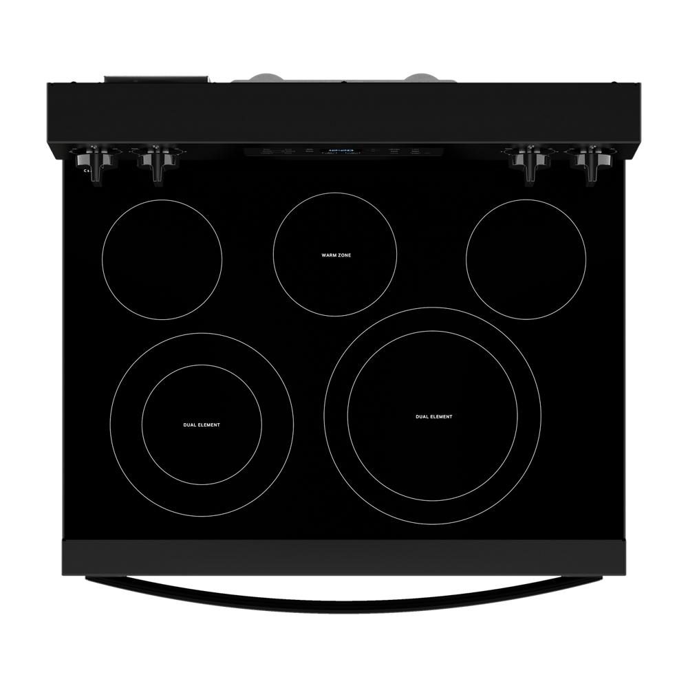 Whirlpool Electric Range with Air Cooking Technology, No Preheat Air Fry and Air Baking and Self Clean | WFES5030RB