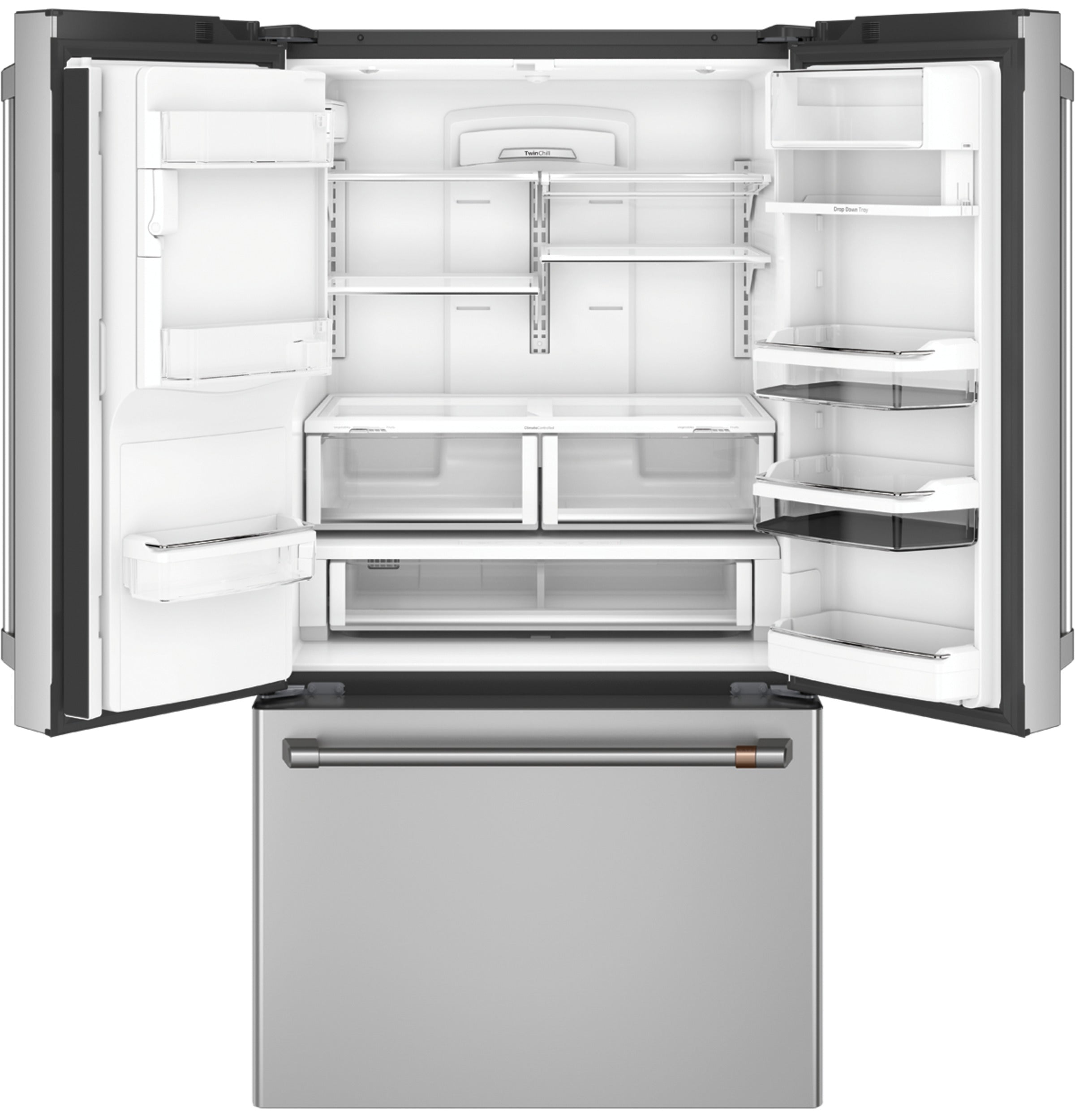CAFÉ 27.7 Cu. Ft. Smart French-Door Refrigerator with Hot Water Dispenser | CFE28TP2MS1