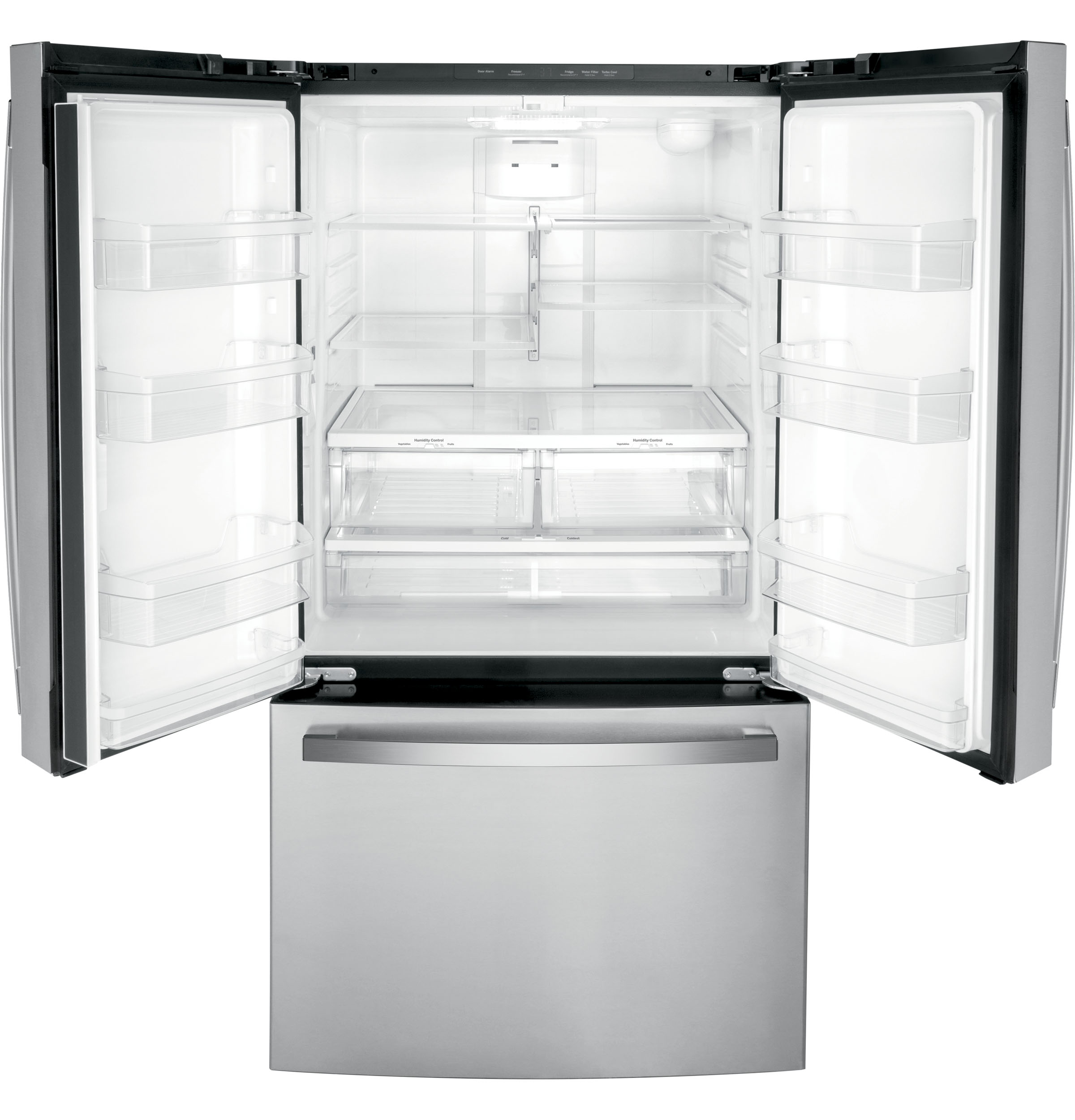 GE ENERGY STAR® 27.0 Cu. Ft. French-Door Refrigerator | GNE27JYMFS