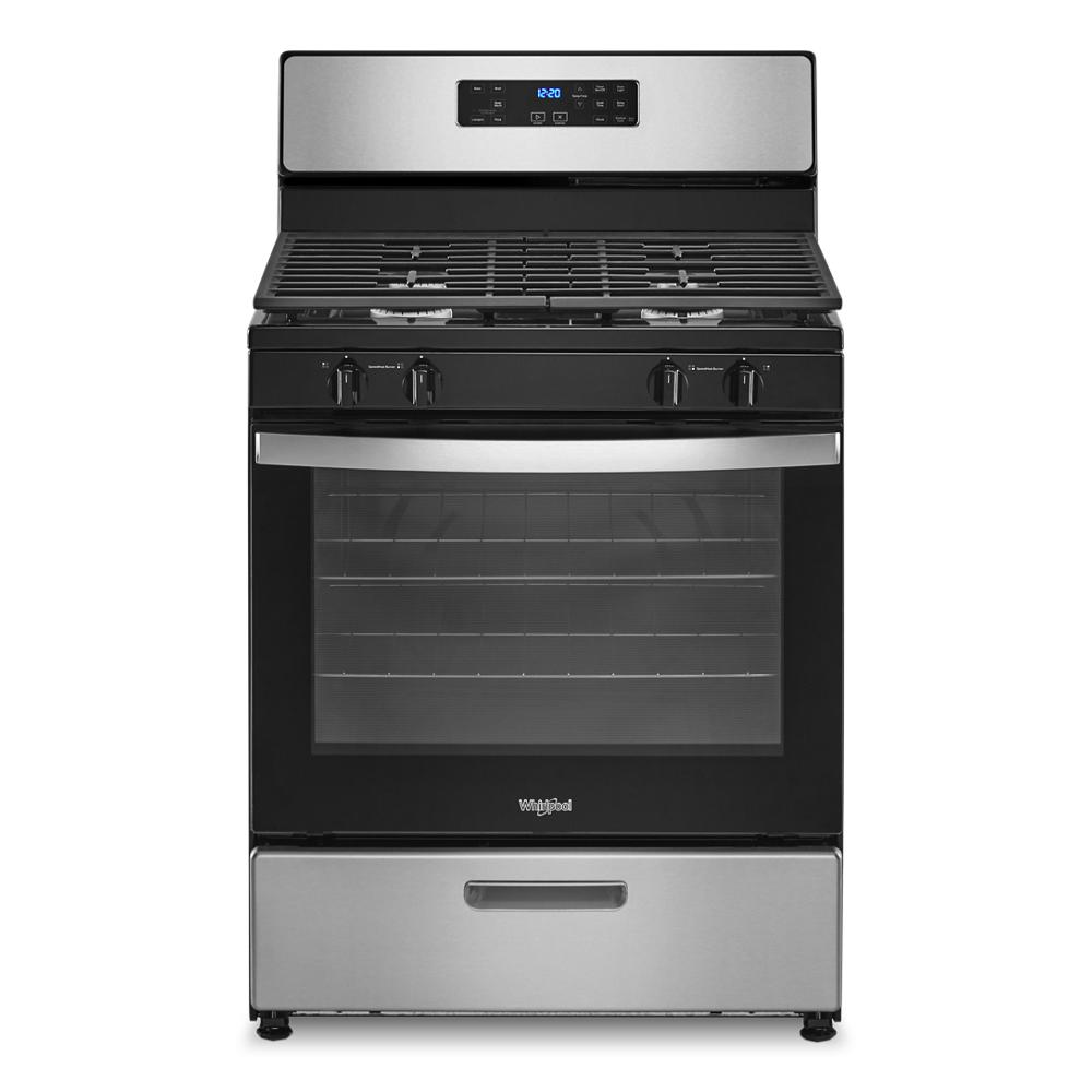 Whirlpool 5.1 Cu. Ft. Freestanding Gas Range with Broiler Drawer | WFG320M0MS