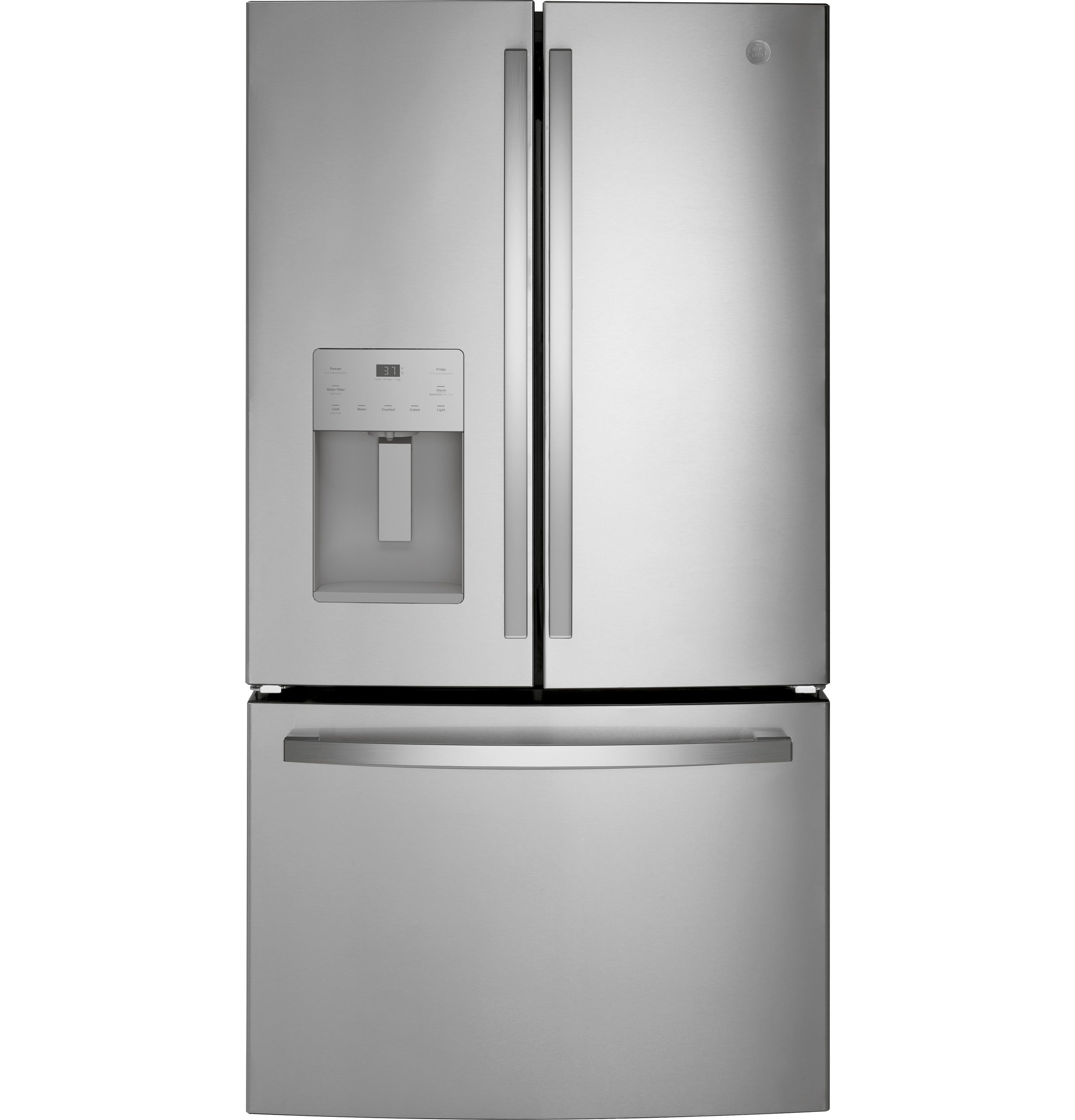 GE ENERGY STAR® 25.7 Cu. Ft. French-Door Refrigerator | GFE26JYMFS