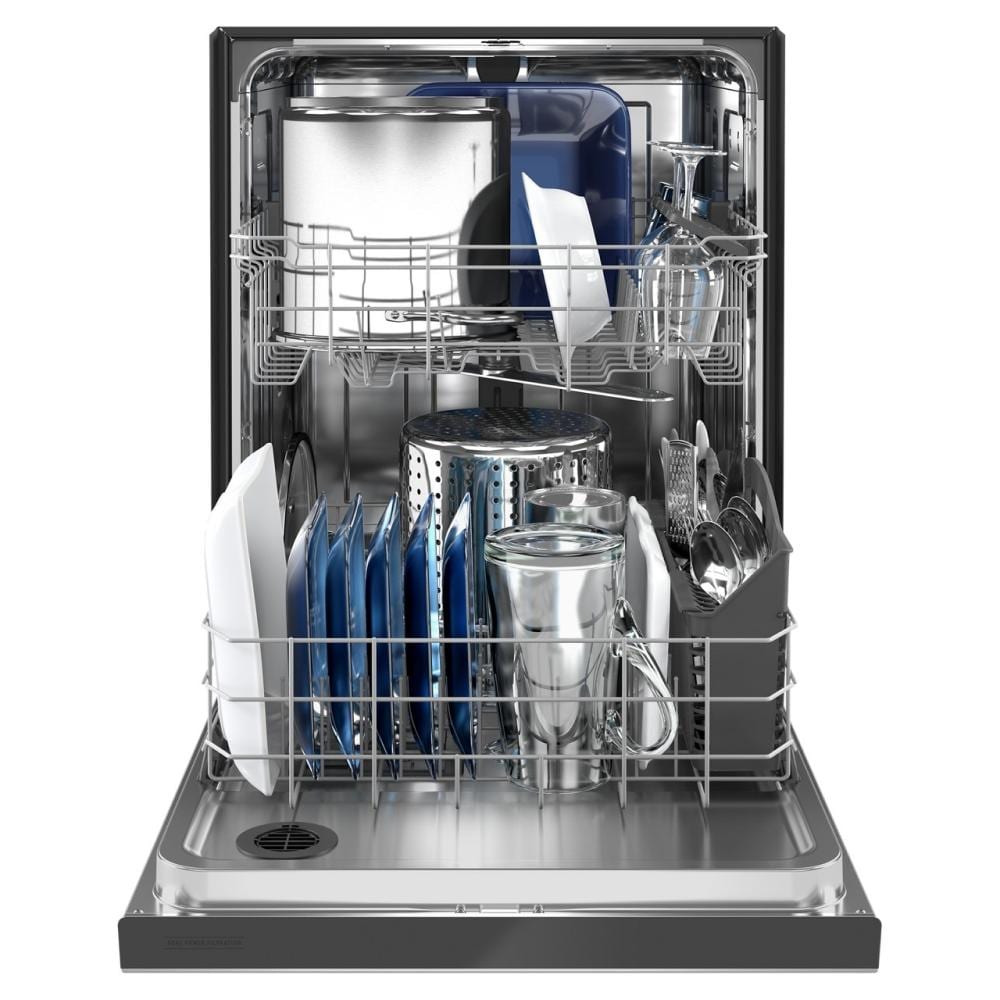 Maytag 24” Front Control Dishwasher with Dual Power Filtration and PowerBlast Cycle - 50 dBA | MDB4949SKZ