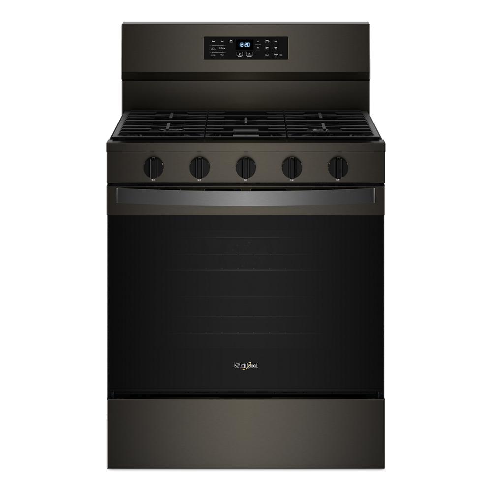 Whirlpool Gas Range with Air Cooking Technology, No Preheat Air Fry and Air Baking and Self Clean | WFGS5030RV